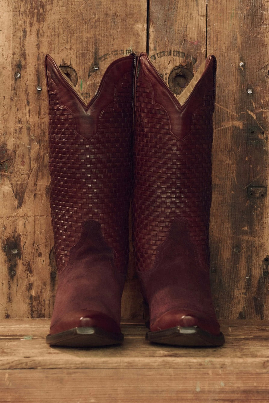 THE BASKET WEAVE COWBOY BOOT *PRE-ORDER*