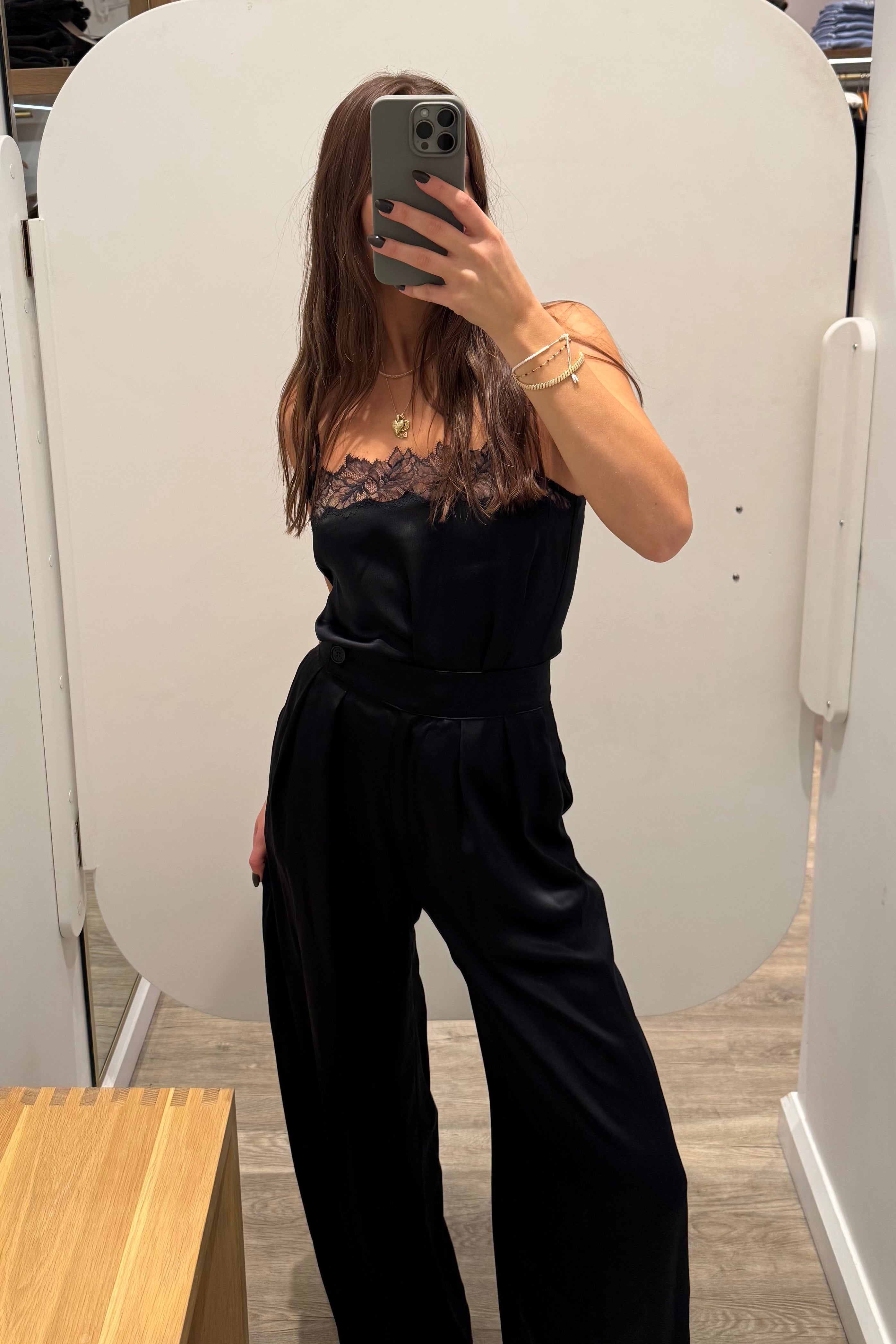 HAYA LACE SILK CAMISOLE