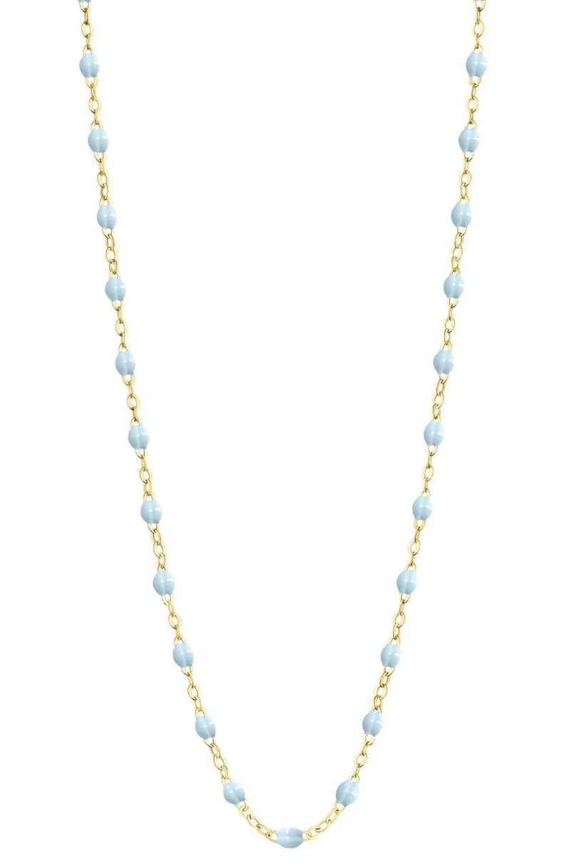 CLASSIC 18" GIGI NECKLACE IN BABY BLUE