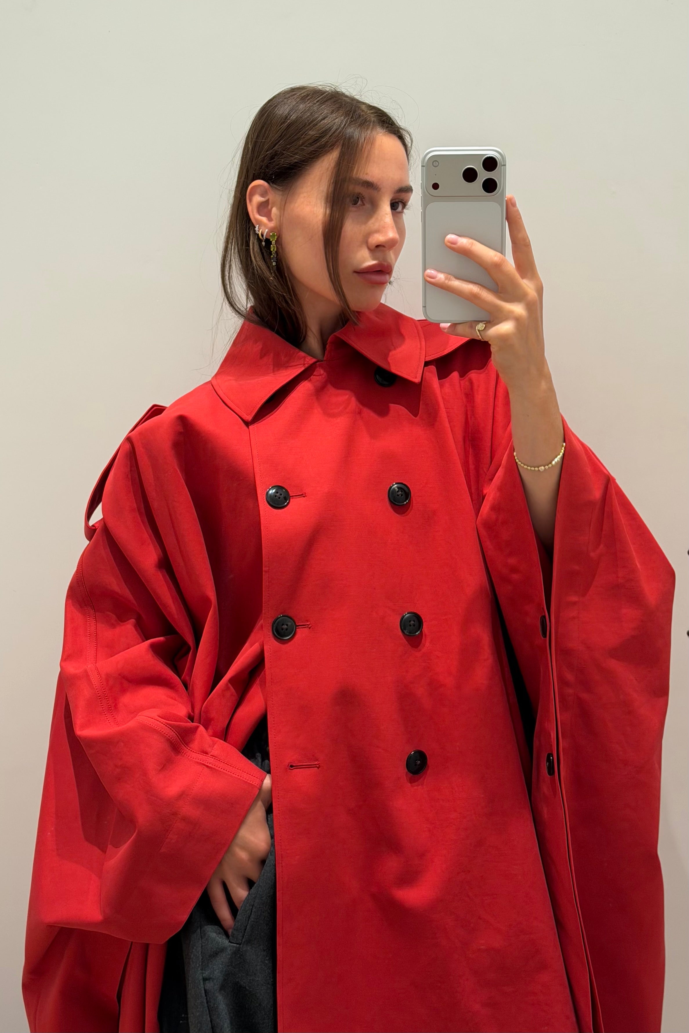 CAPE TRENCH COAT