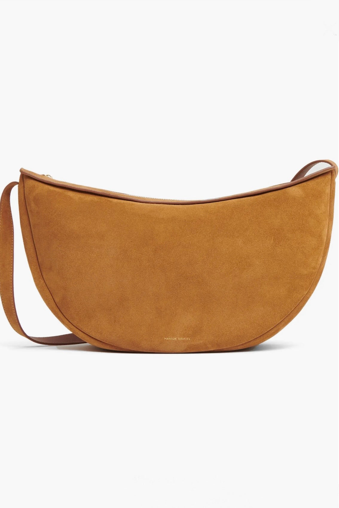 LARGE MOON SLING BAG IN CARAMEL