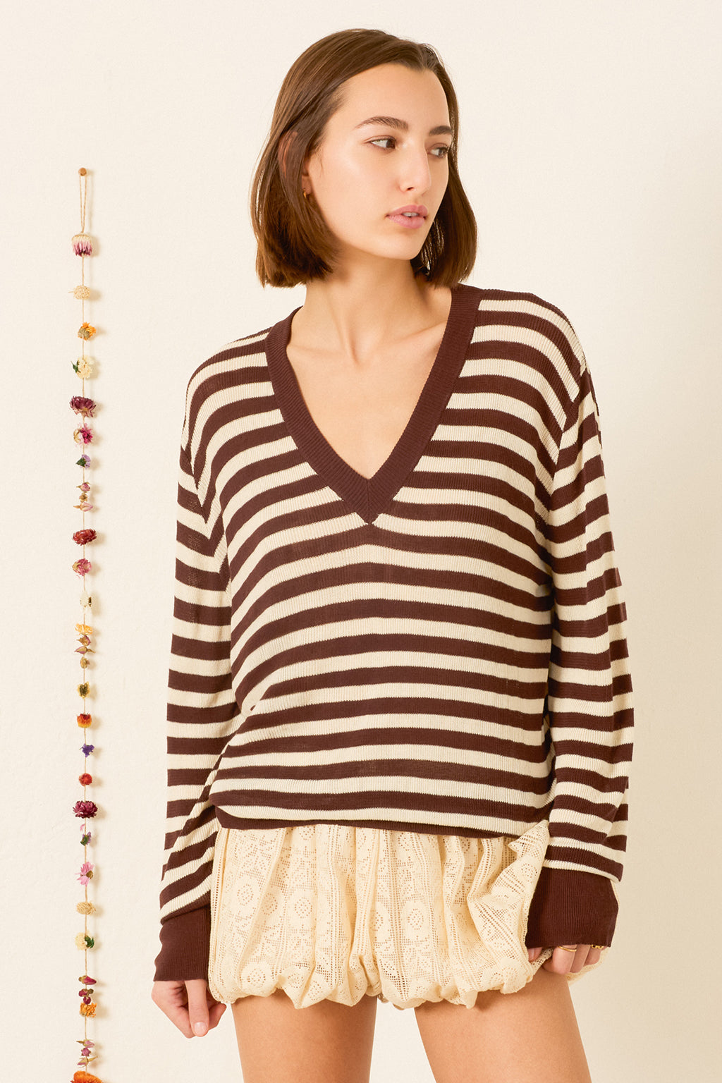 AXEL COVE STRIPE COTTON SWEATER *pre-order*