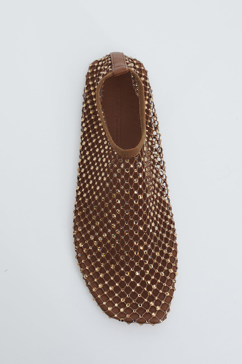 MINETTE CRYSTAL PLAT EN SEPIA