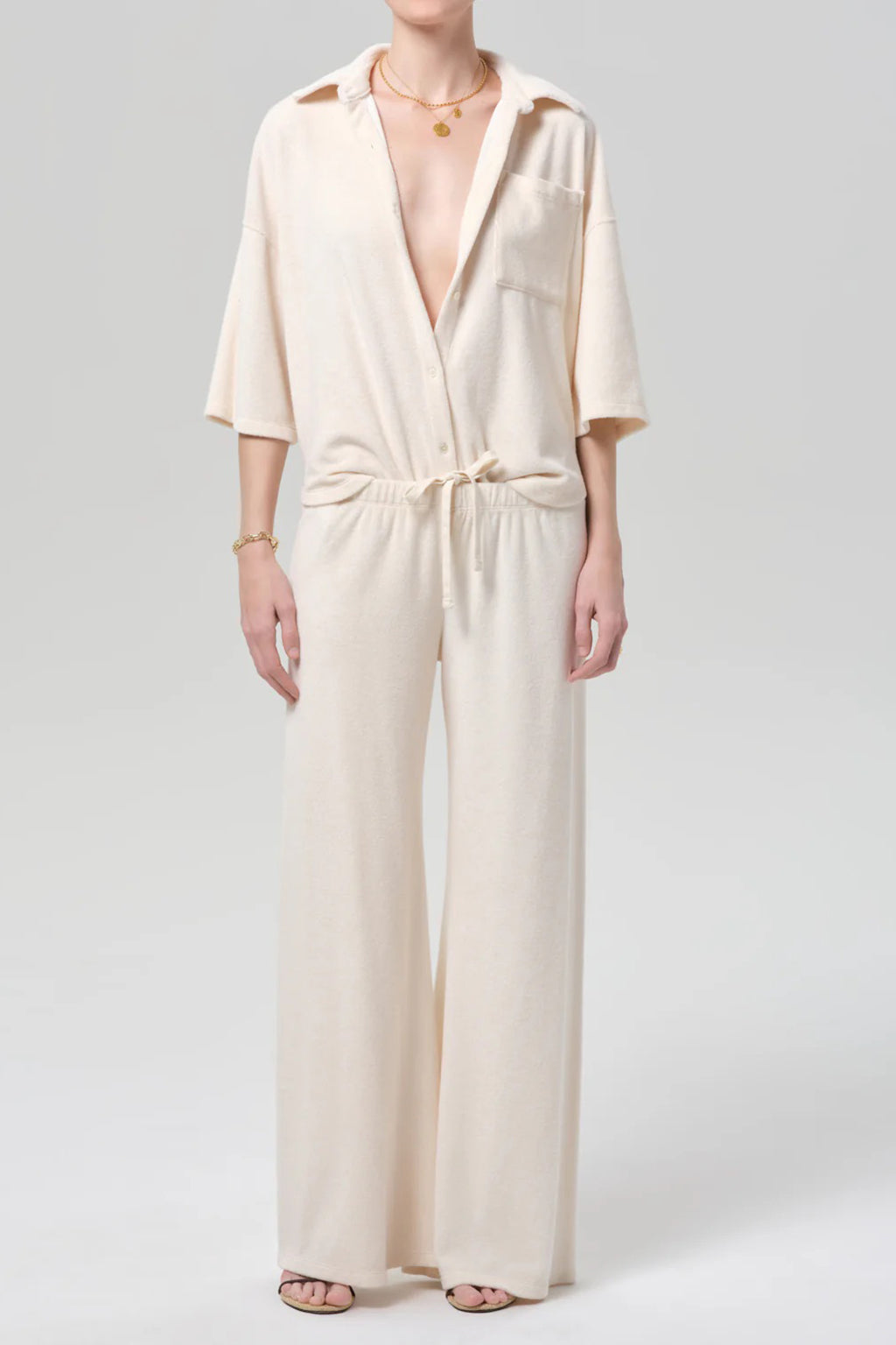 NORA TERRY PULL ON PANT