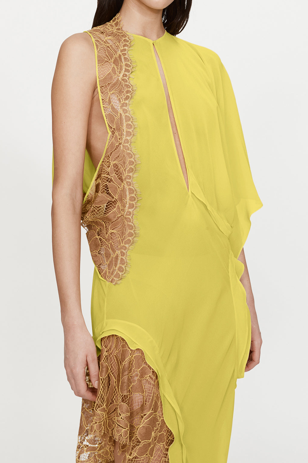 ROBE ALUNA DENTELLE CONCAVE