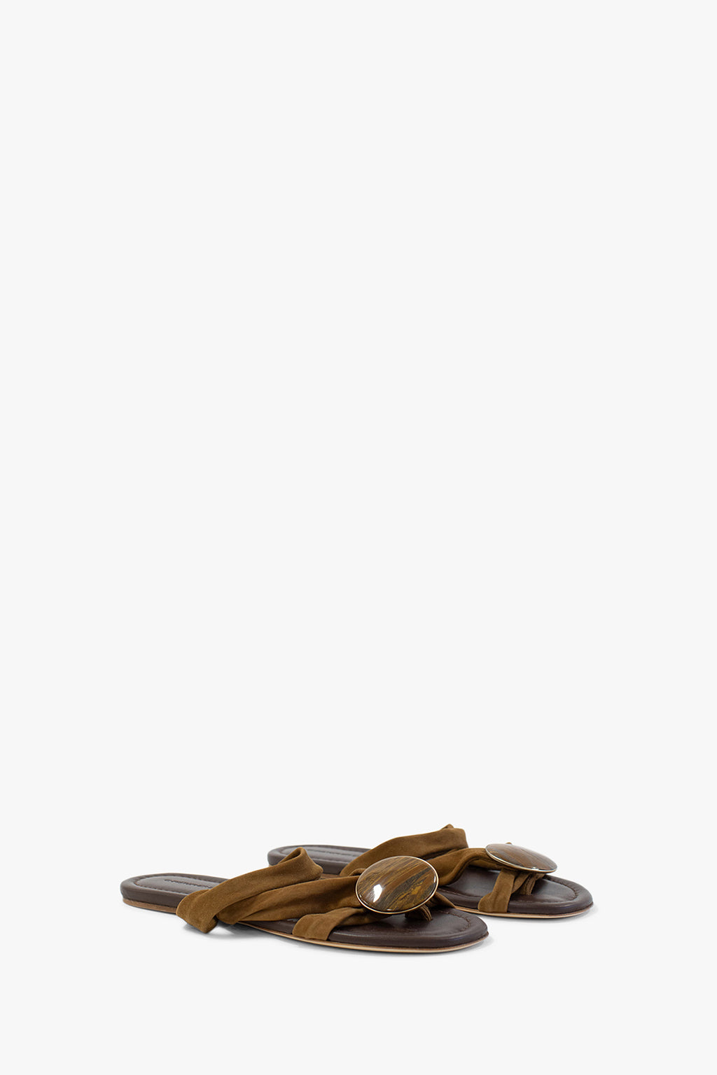 MOCASSINS PLATS EN SUÈDE DOMA STONED