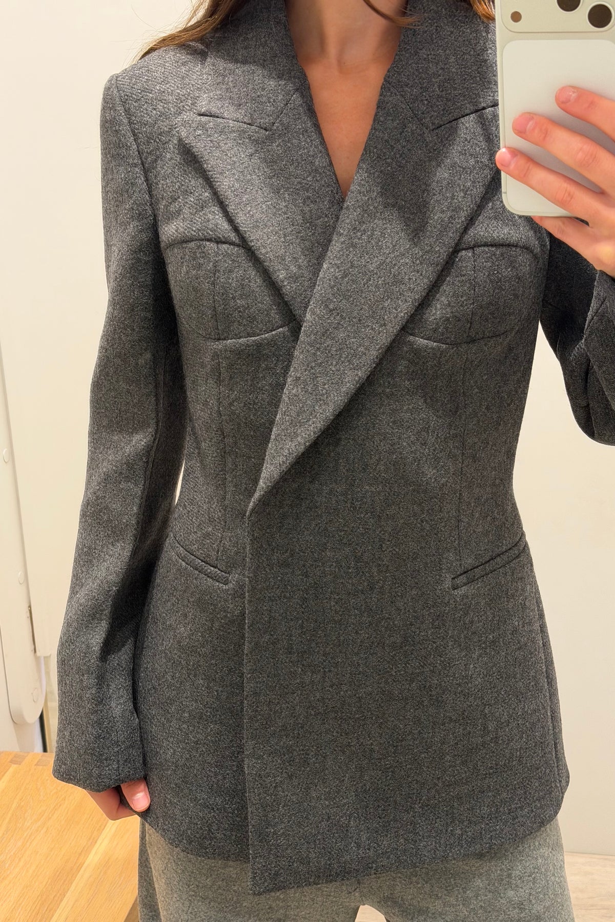 CUP DETAILED BLAZER
