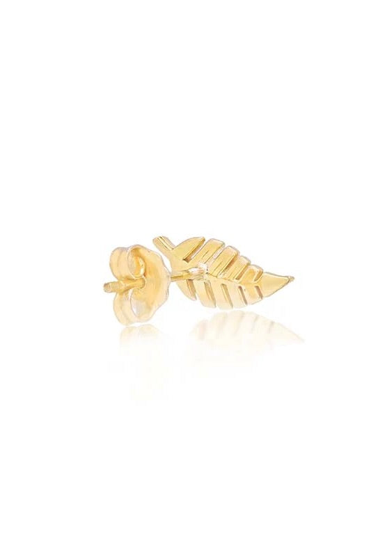 MINI LEAF STUDS