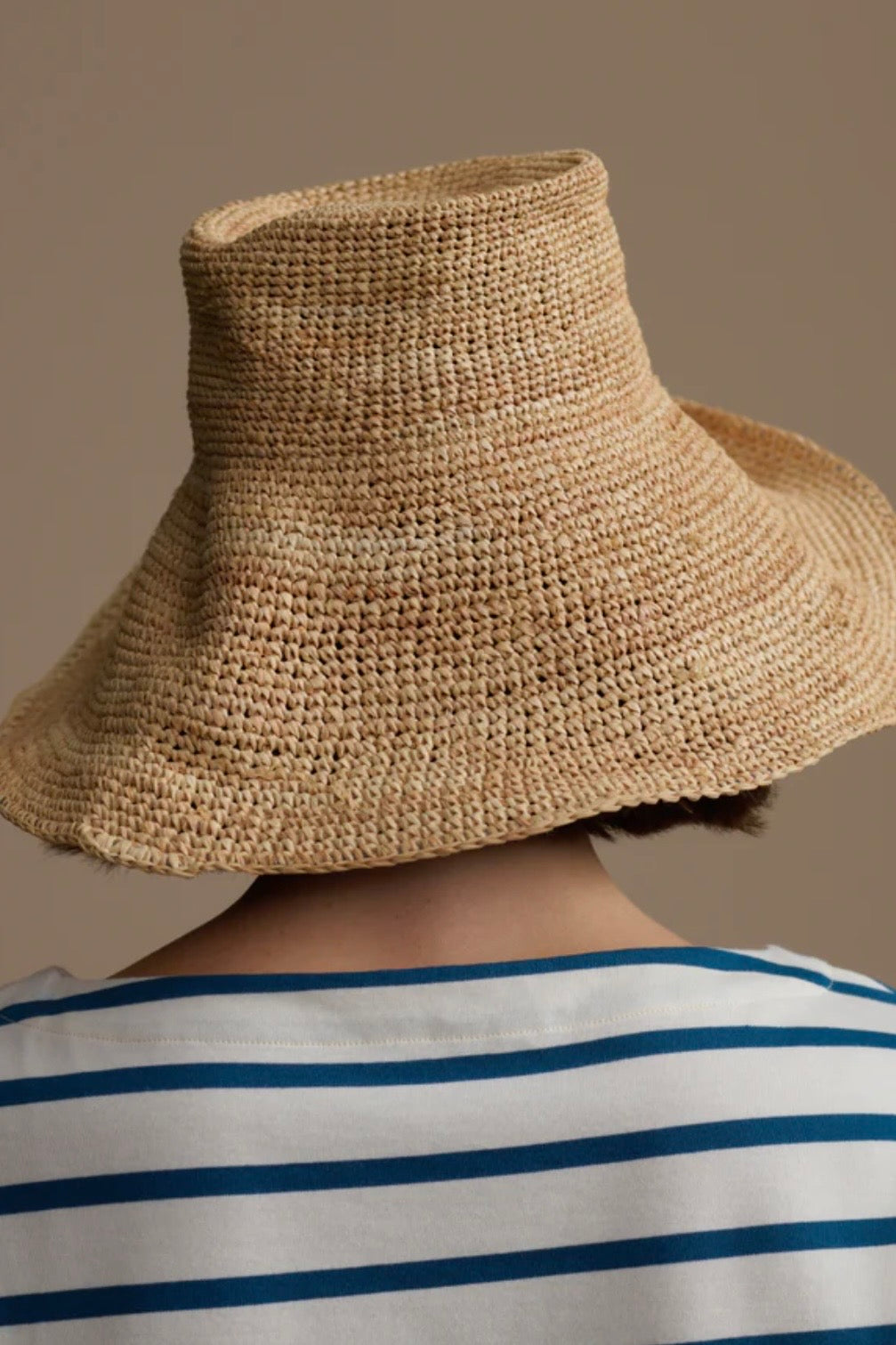 CROCHET RAFFIA SUN HAT