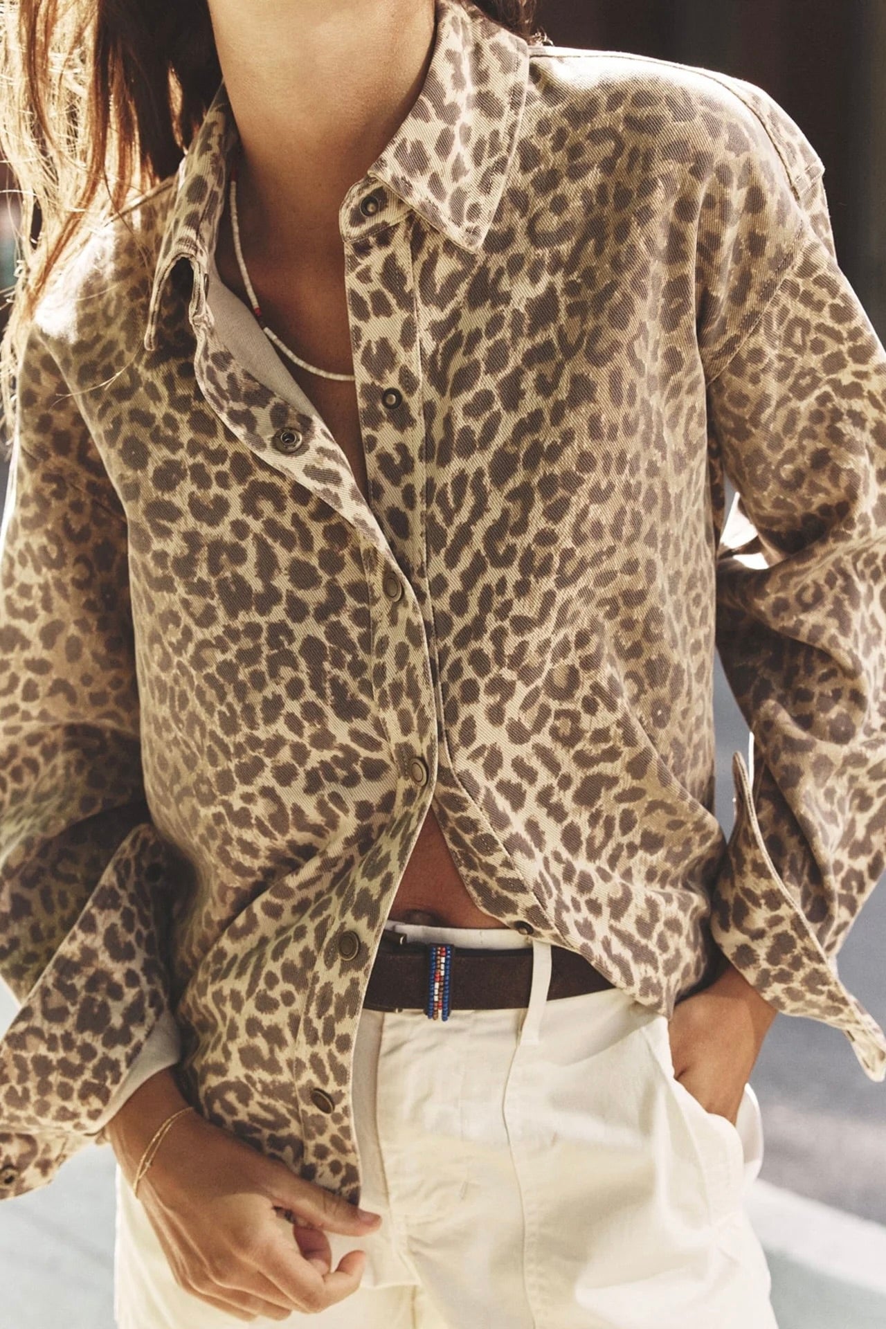 GIA LEOPARD SHIRT