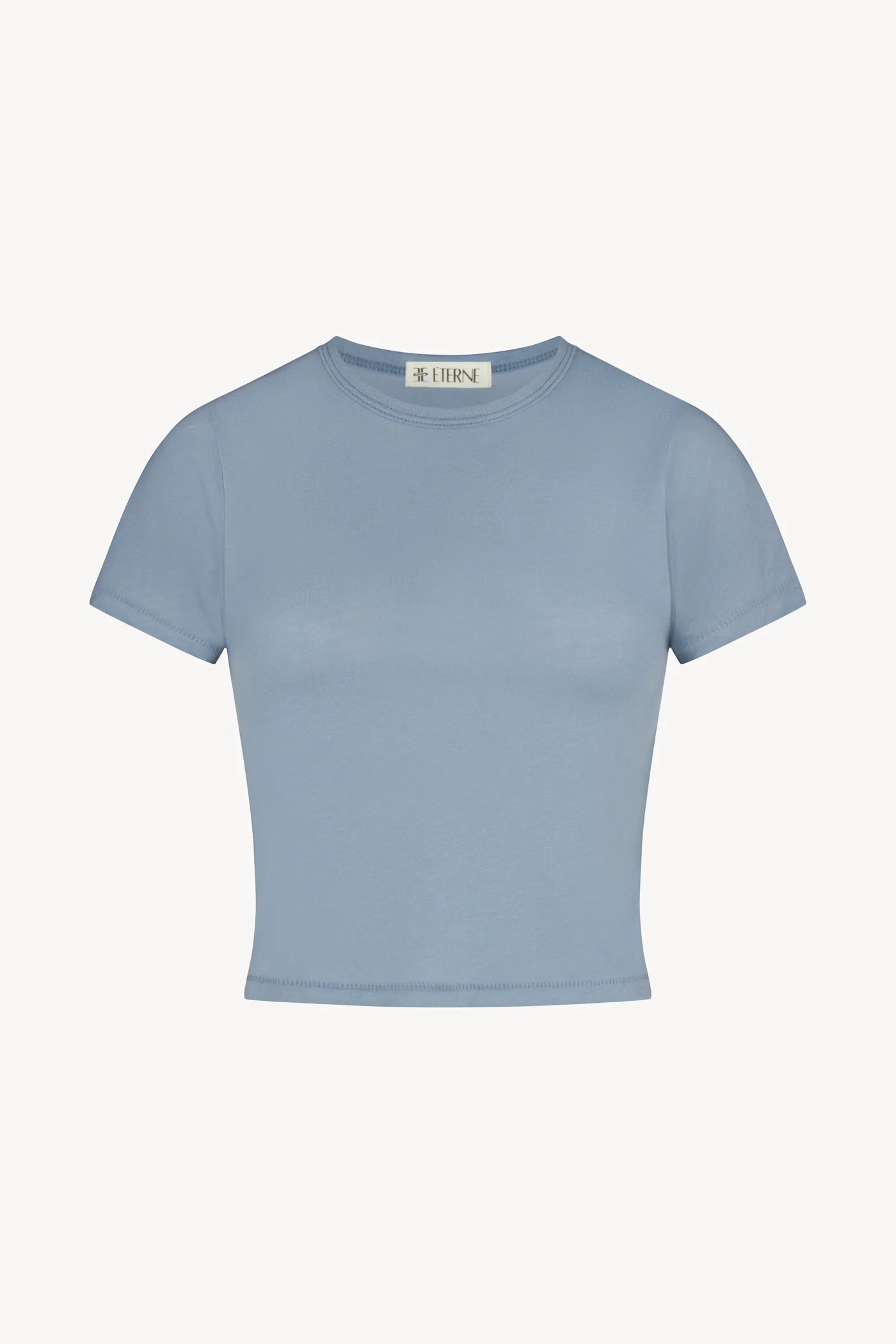 T-SHIRT COURT BÉBÉ CÔTELÉ À MANCHES COURTES EN JERSEY