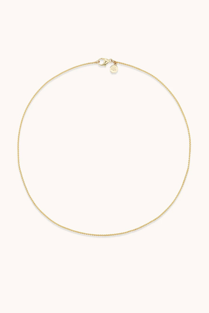 16" 14K YG SMALL WHEAT