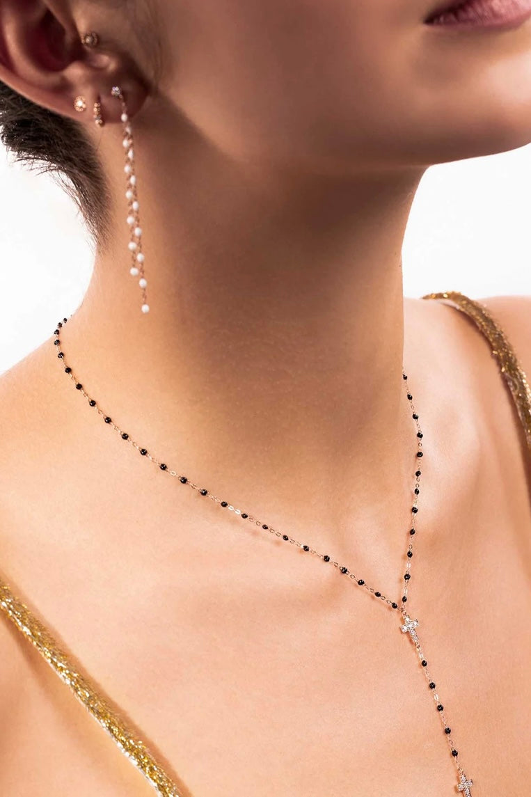 CLASSIC DIAMOND DANCING EARRINGS IN WHITE