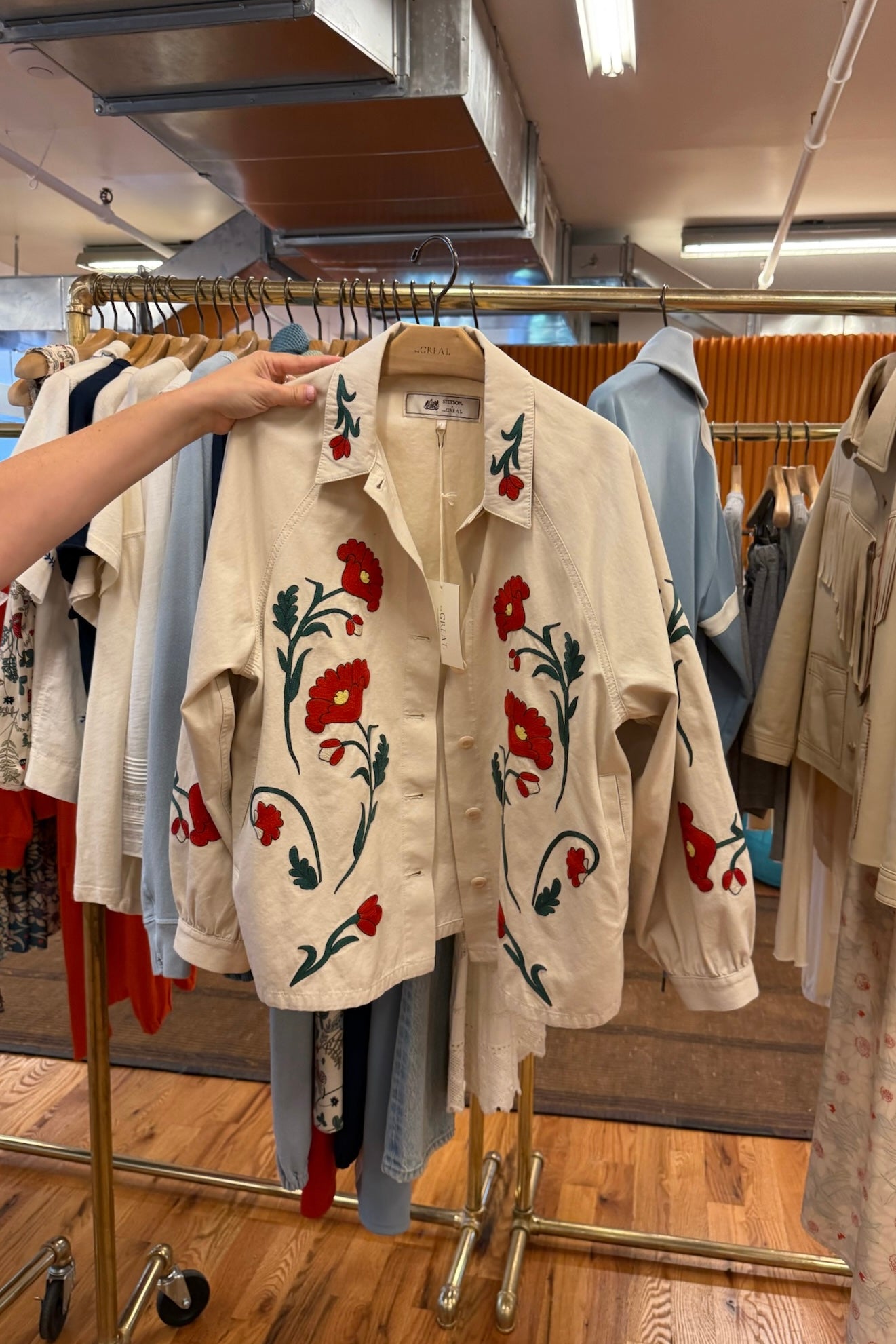 THE WESTERN EMBROIDERED COMMODORE JACKET
