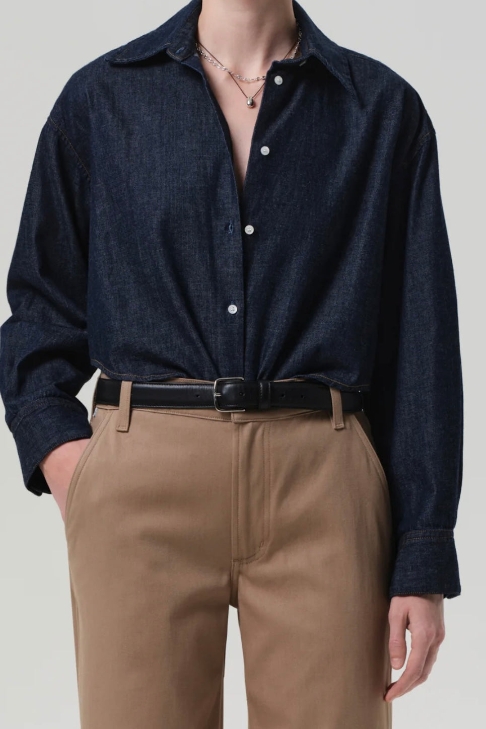 Ana Cropped Shirt
