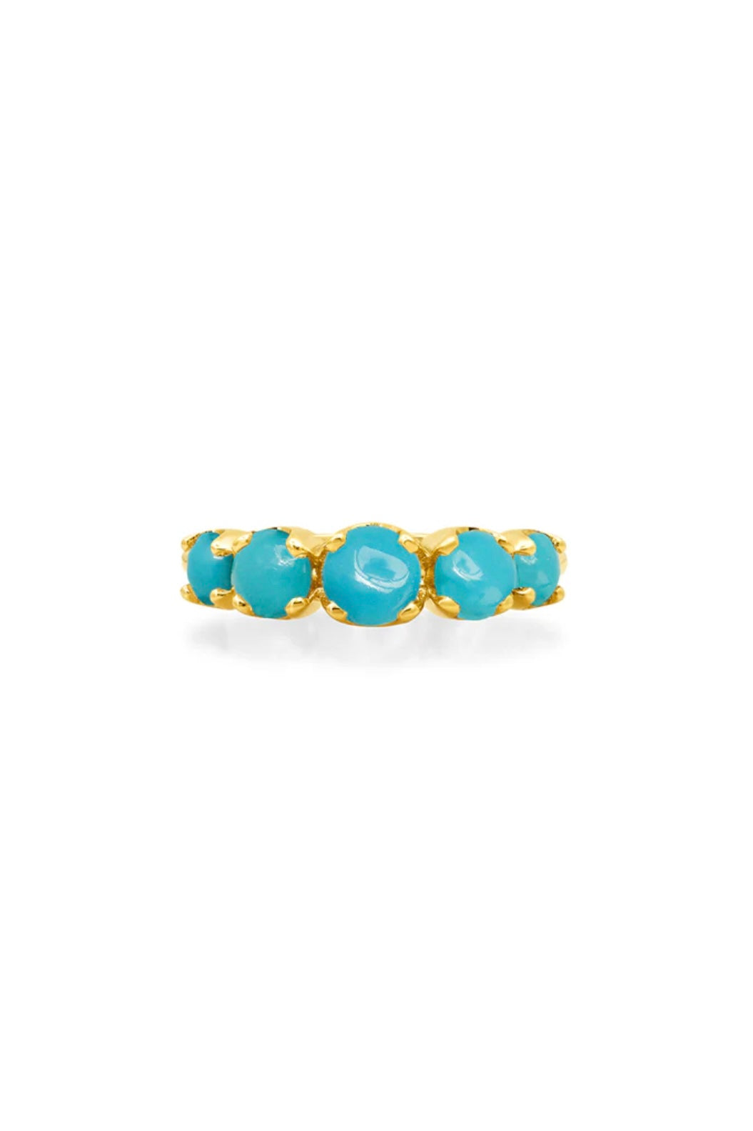 LARGE GRADUATED TURQUOISE RING