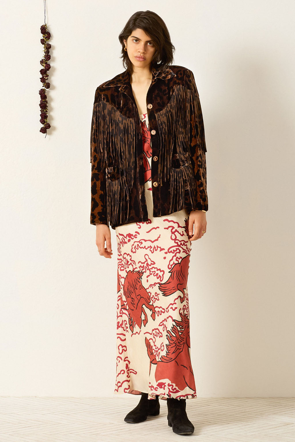 JUDE LEOPARD VELVET JACKET