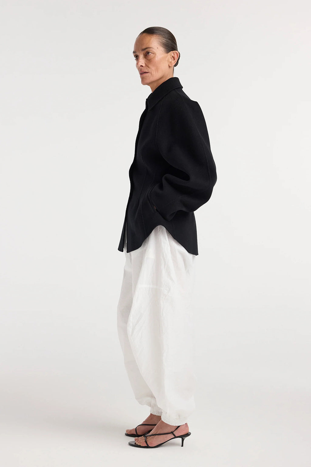 DOUBLE FACED SCULPTURAL JACKET