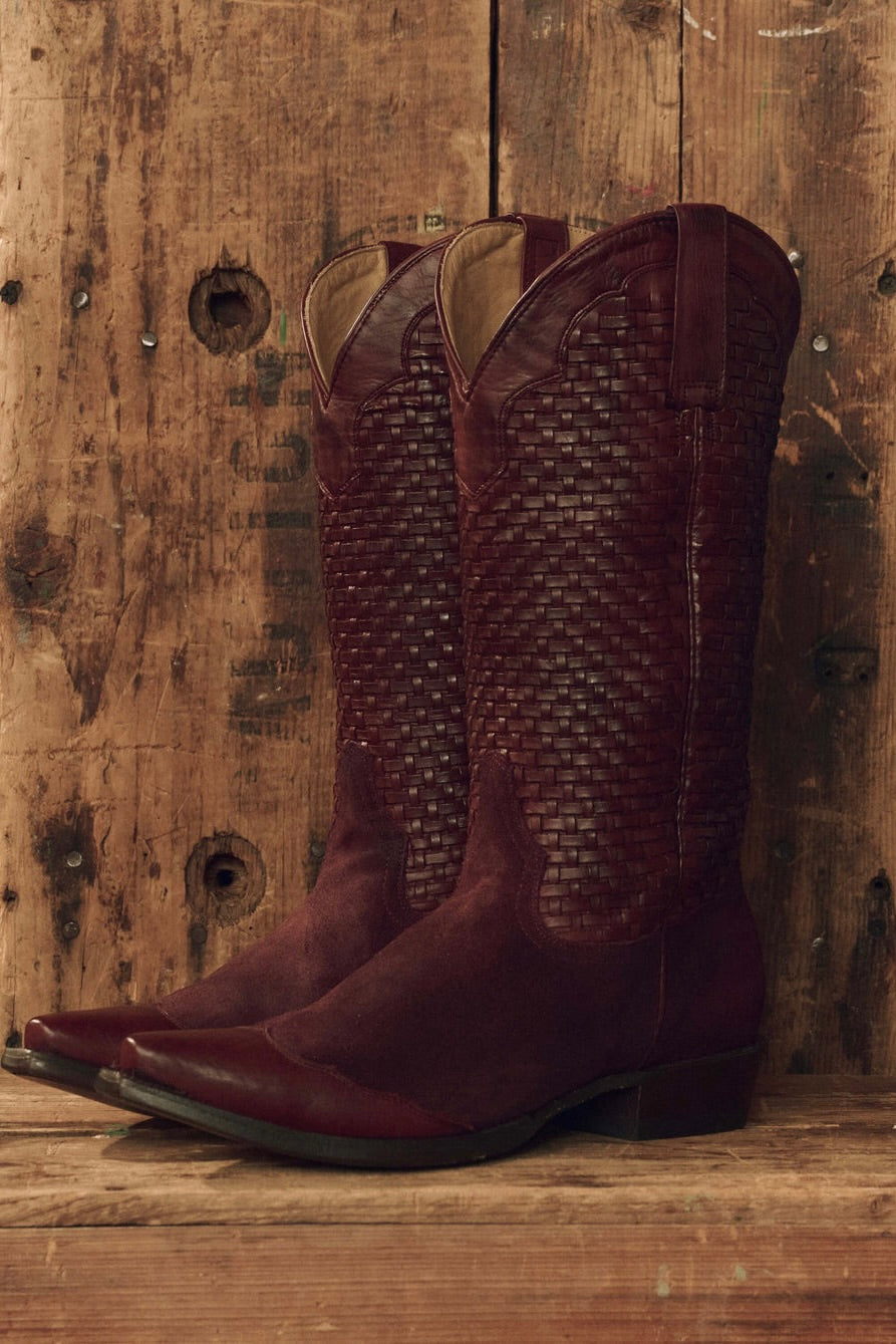 THE BASKET WEAVE COWBOY BOOT *PRE-ORDER*