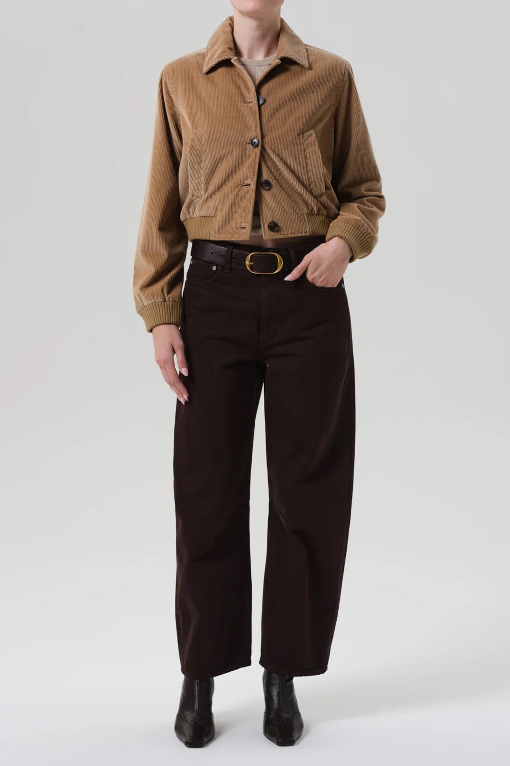 LOLA EVE CORUROY BOMBER