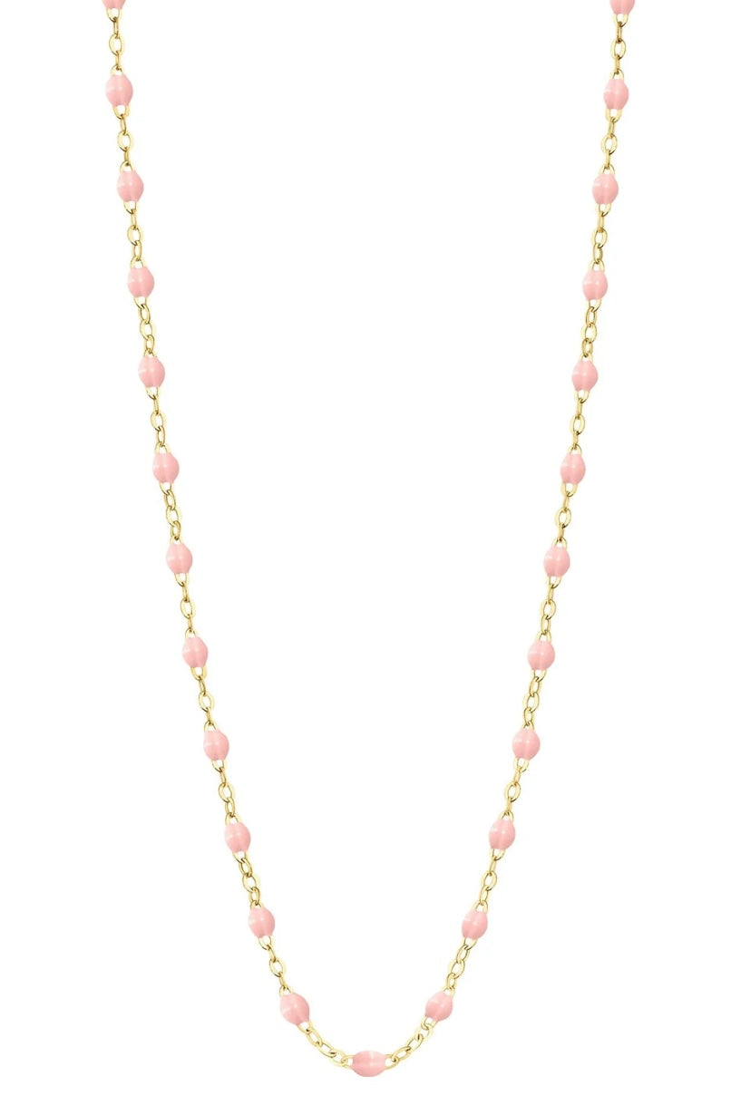 CLASSIC 18" GIGI NECKLACE IN BABY PINK