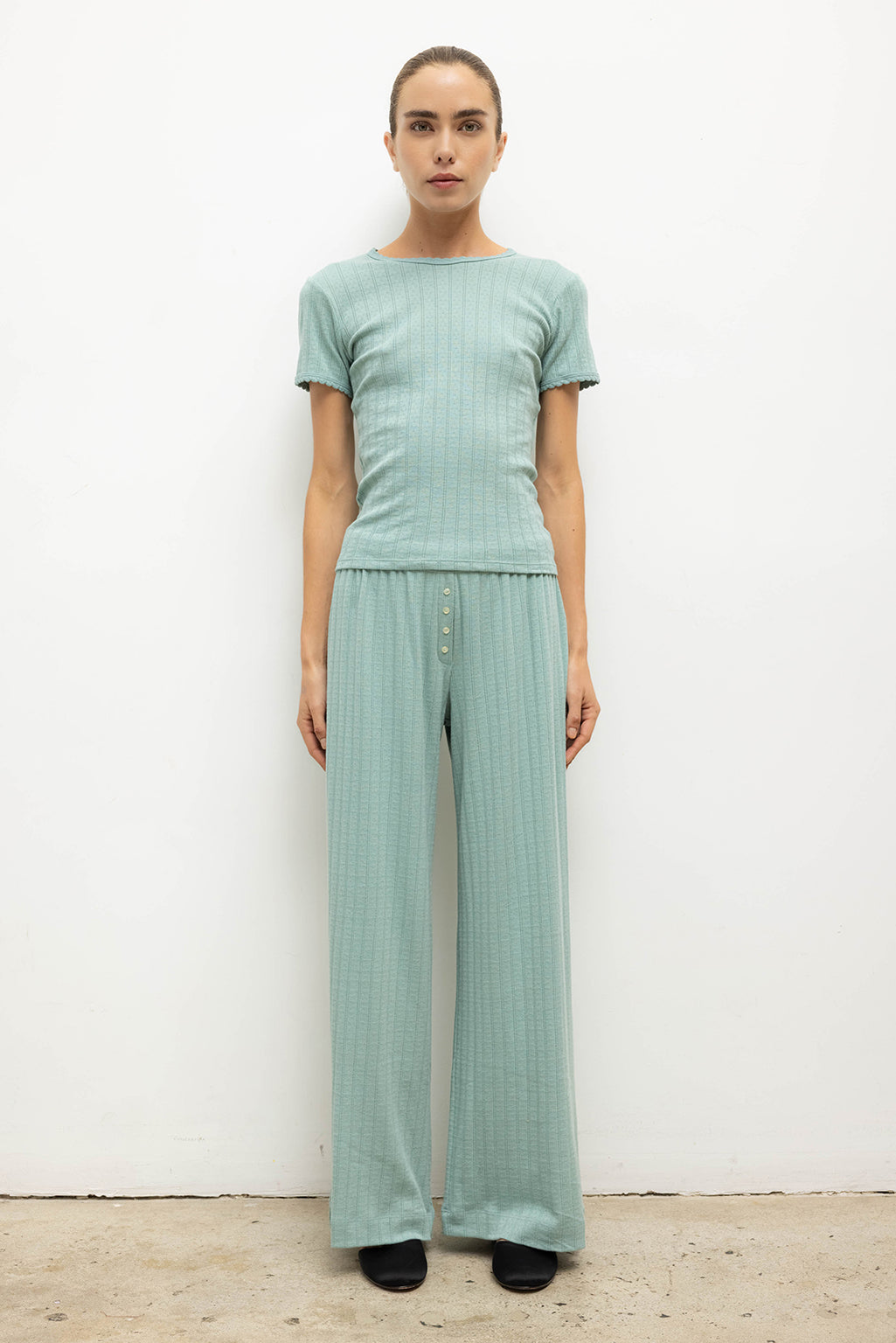 POINTELLE BOXER PANT