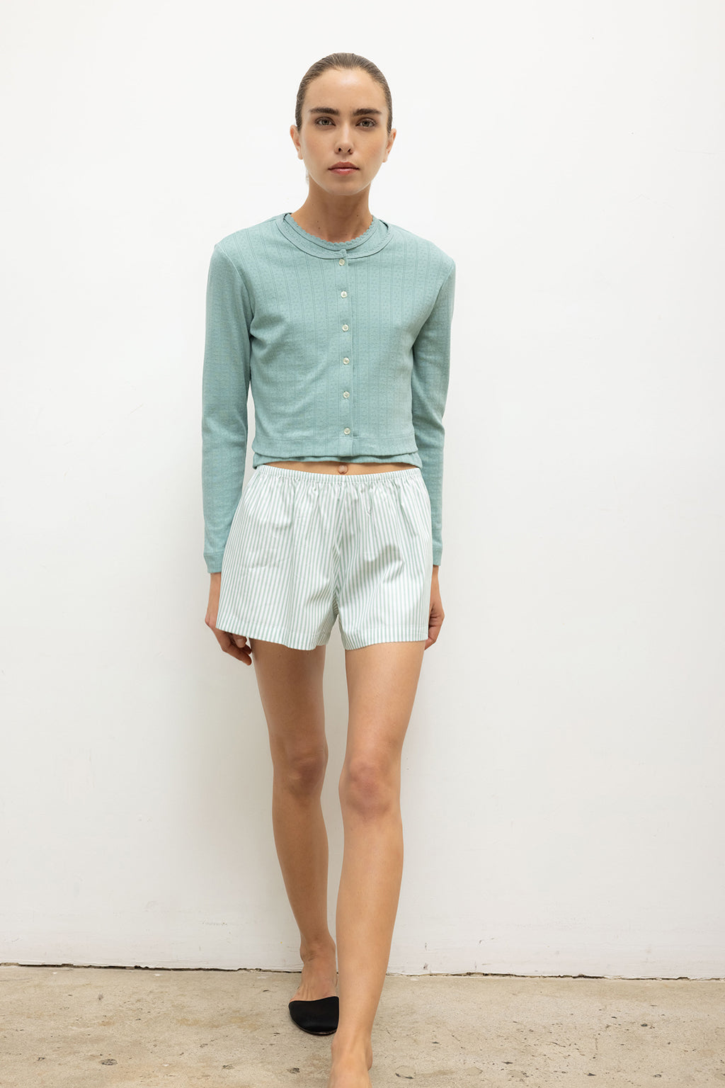 SHORT À RAYURES YOSHI