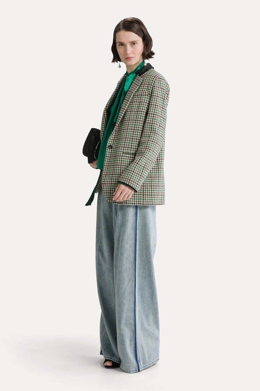 BRITISH CHECK BLAZER