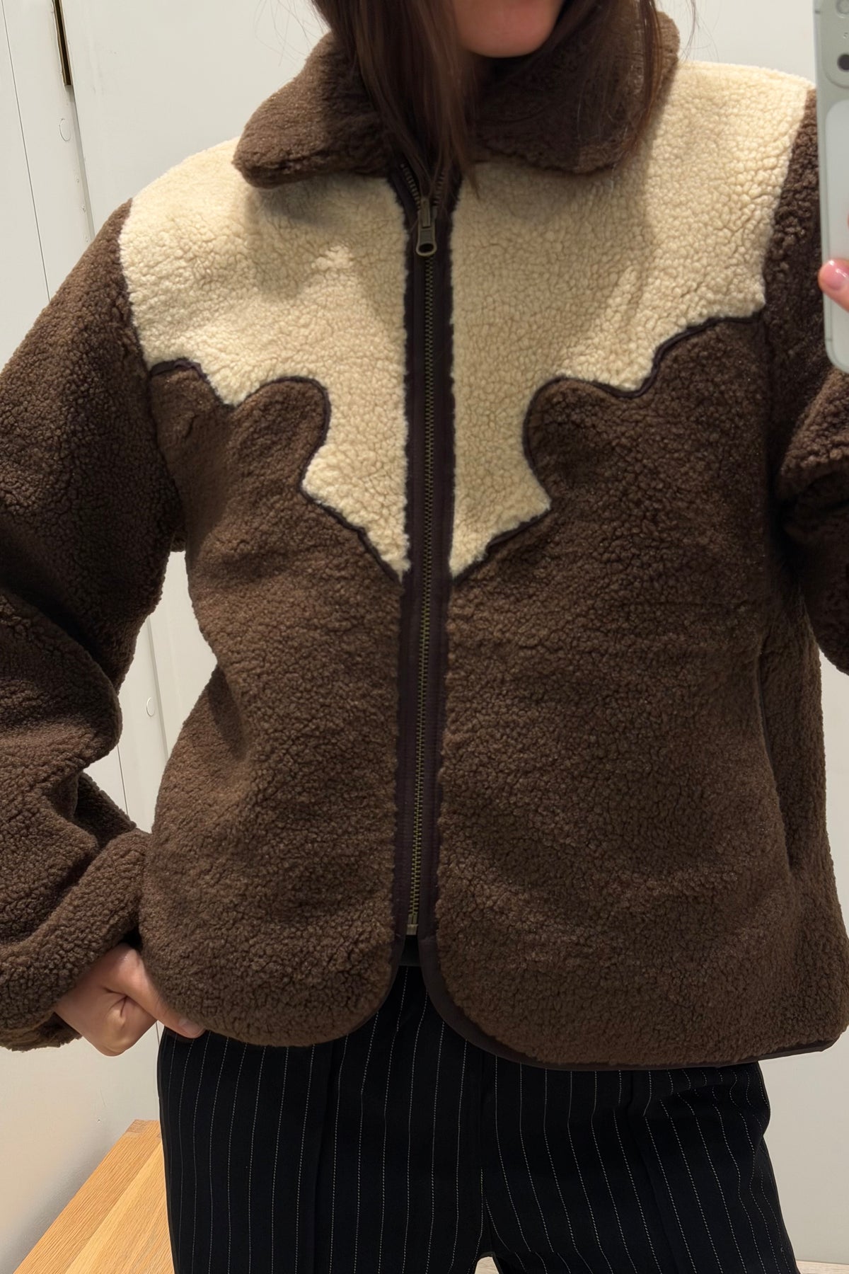 THE REVERSIBLE WESTERN YOKE FLEECE JACKET