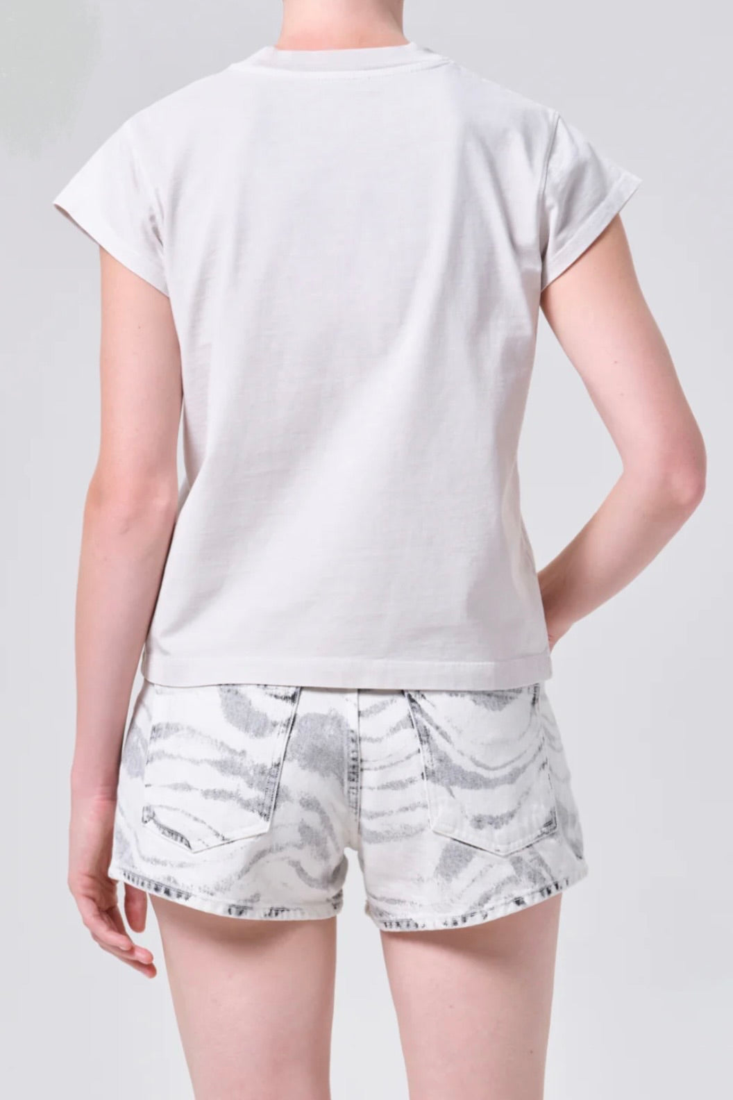 LONG LINE BRYCE CAP SLEEVE TEE