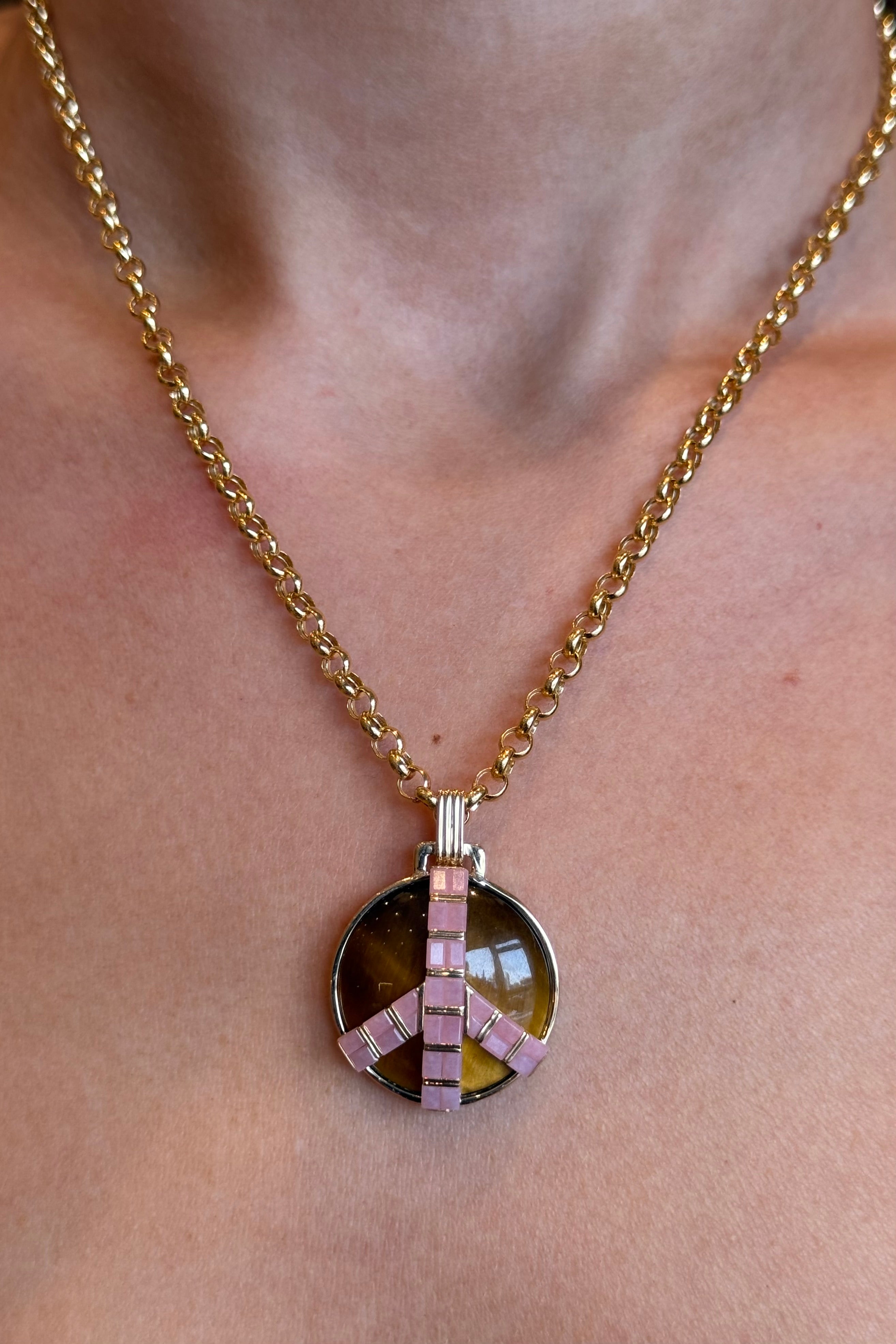 MID-SIZE PEACE PENDANT