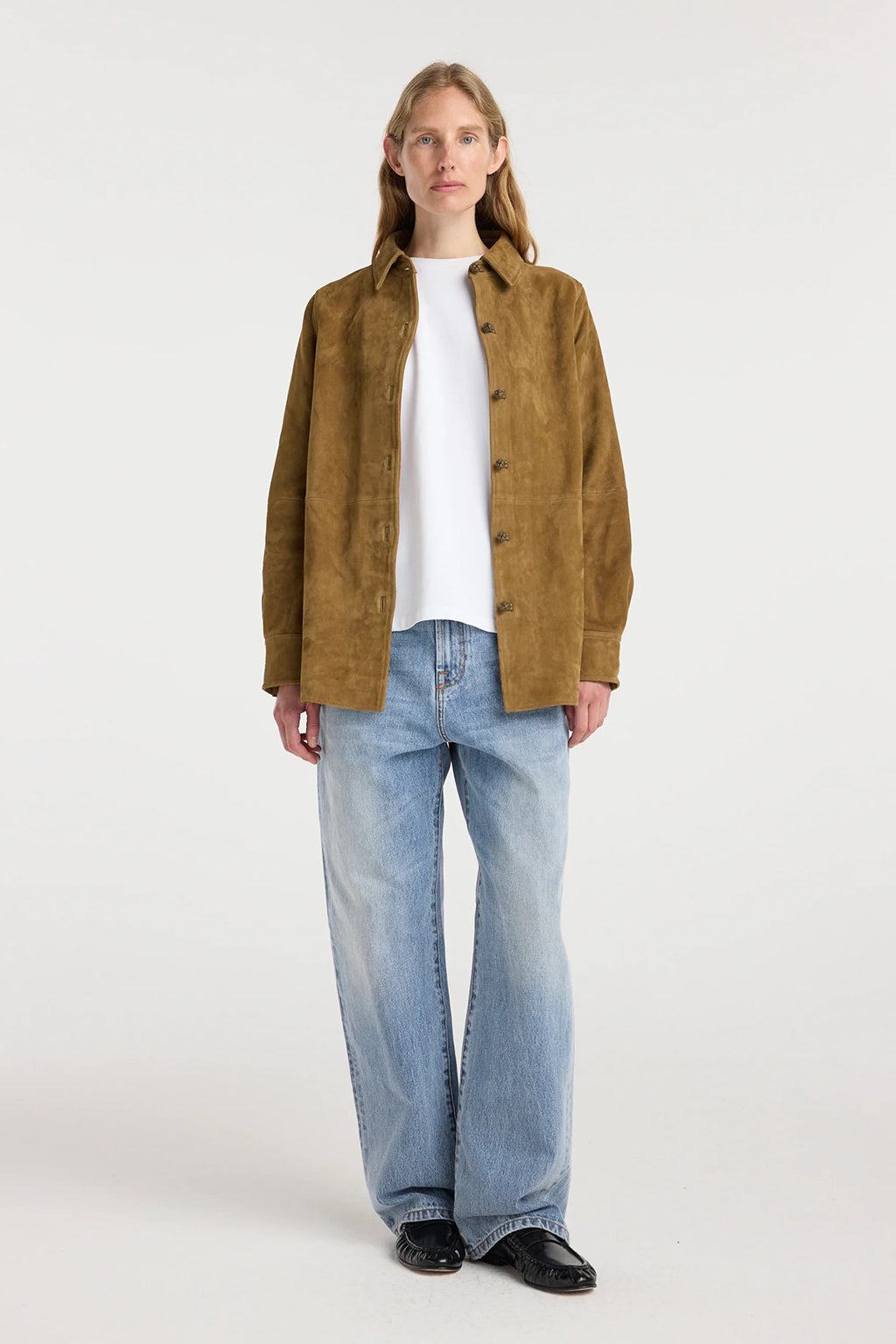 SUEDE PANKOU OVERSHIRT *pre-order*