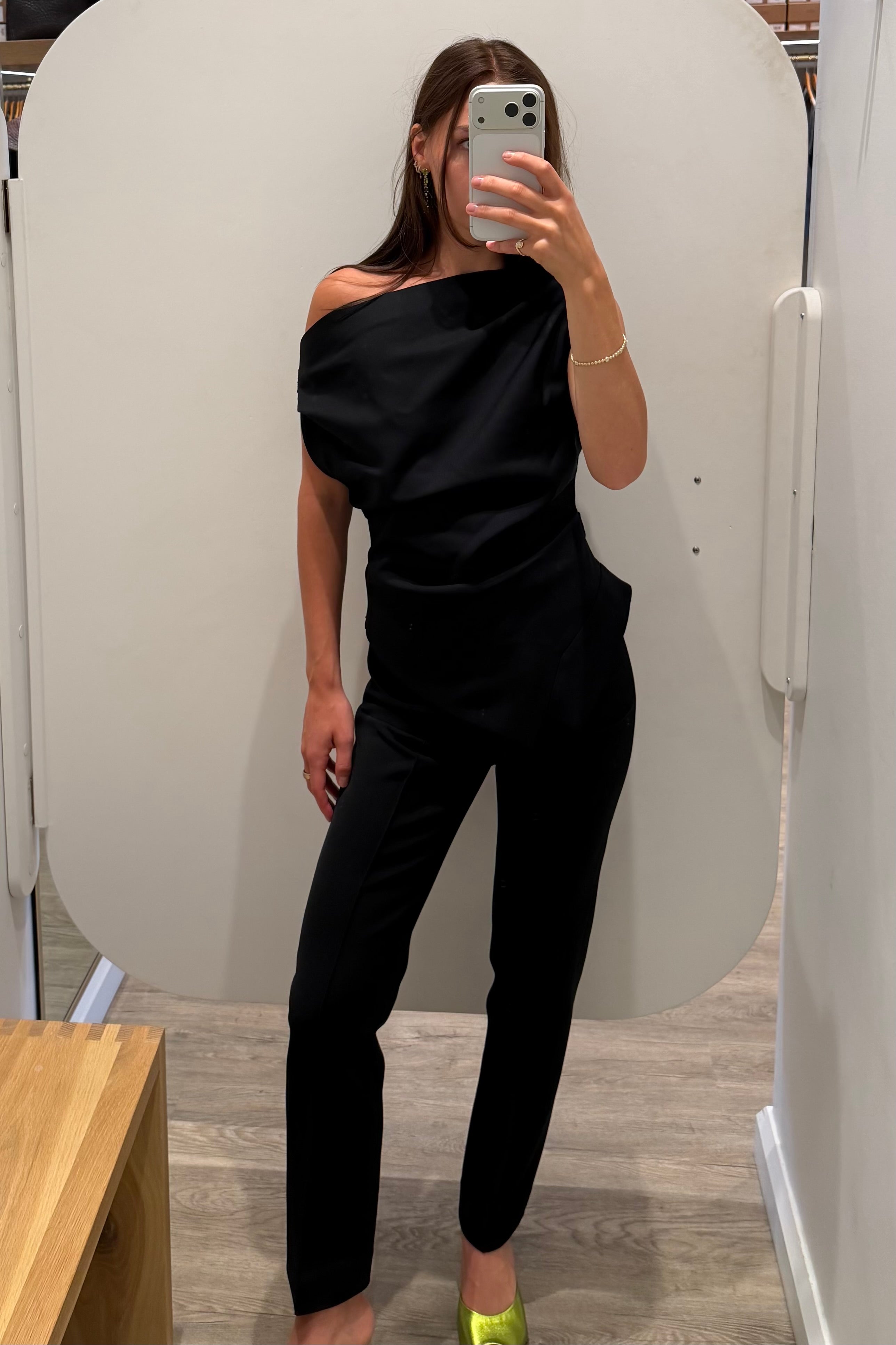 CIGARETTE LEG TAILORED TROUSERS