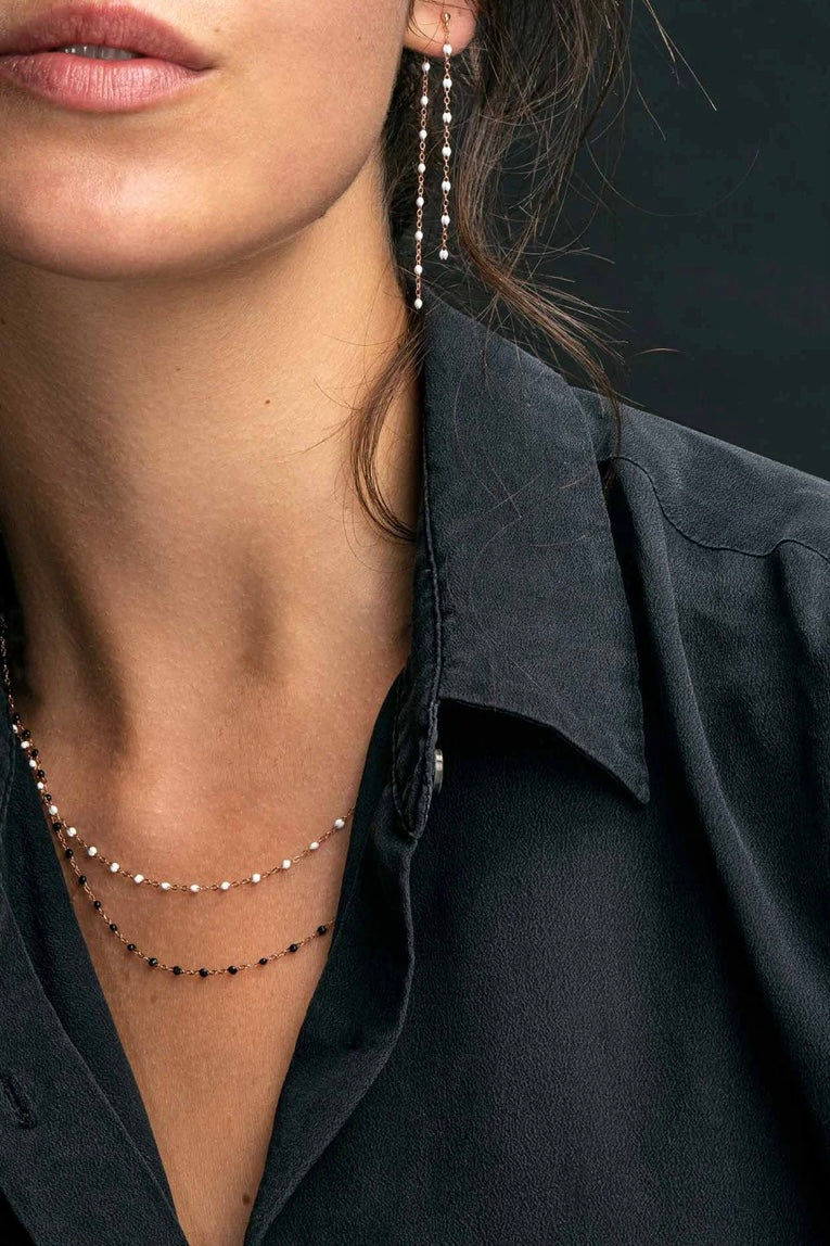 CLASSIC DIAMOND DANCING EARRINGS IN WHITE