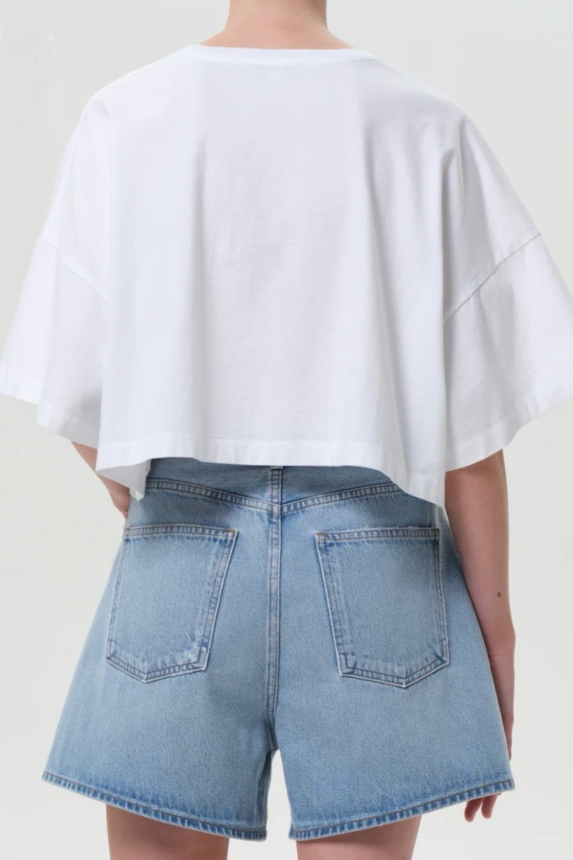 ARLI OVERSIZED CROPPED TEE
