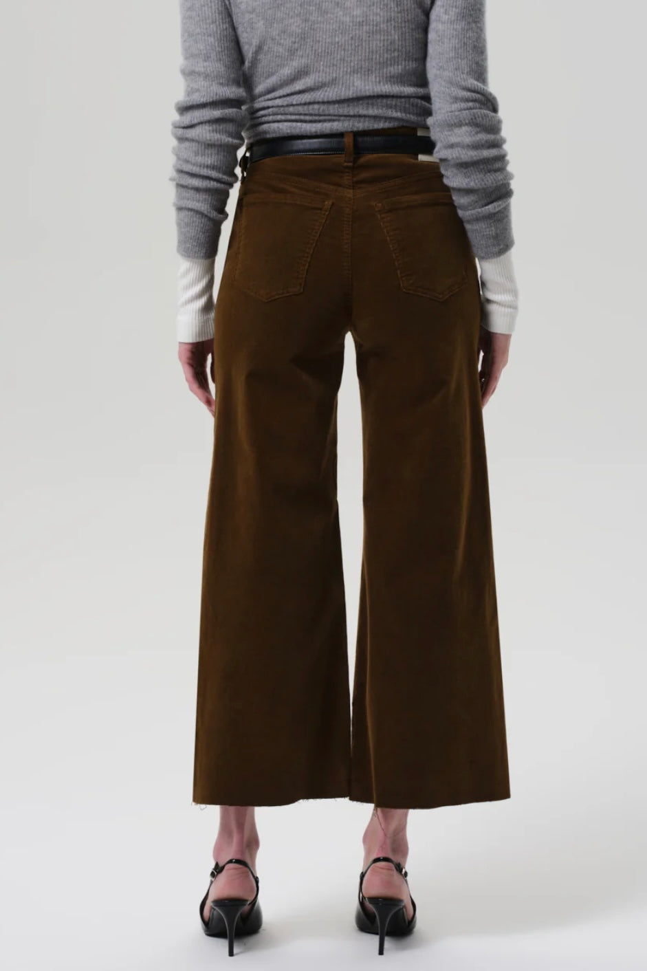 LYRA WIDE LEG CROP IN CORDUROY