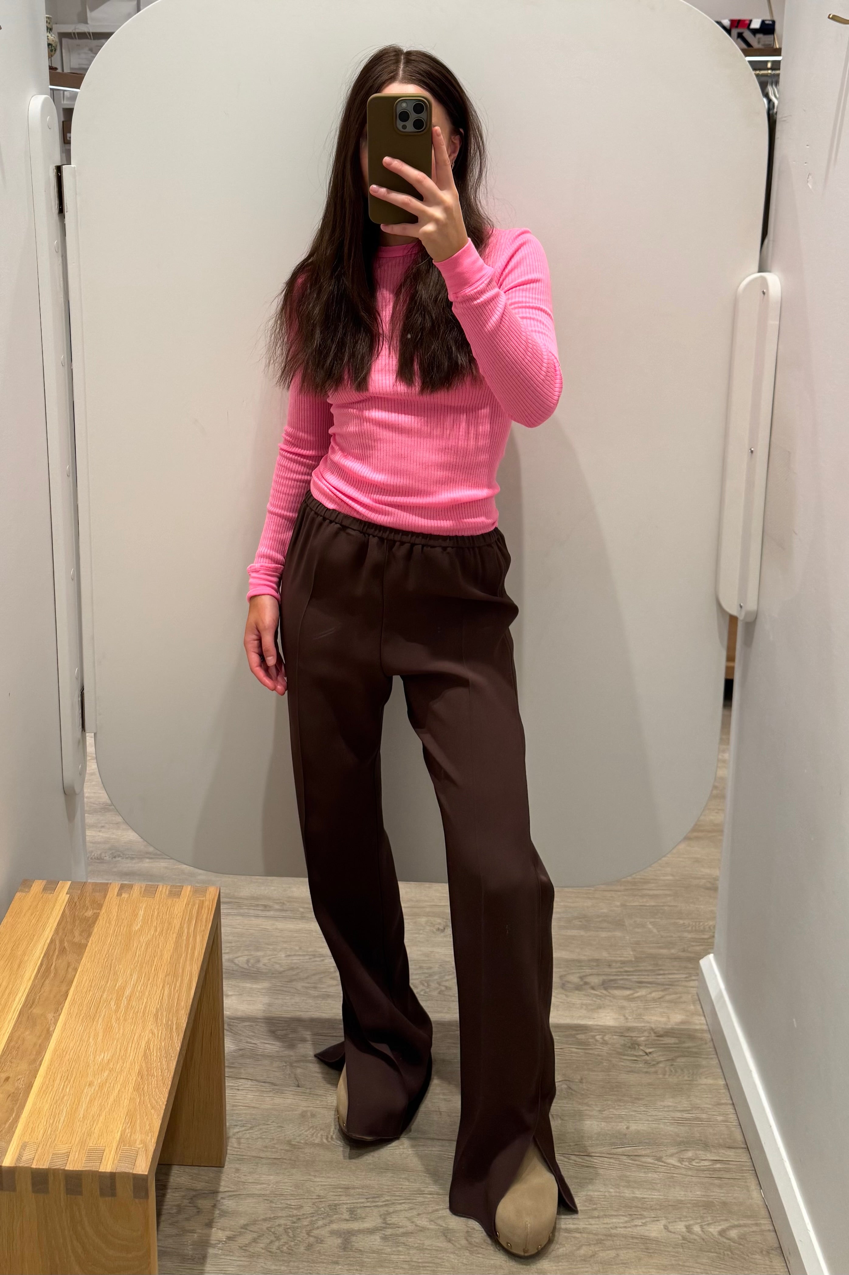 PANTALON ENVERS MAT SATIN