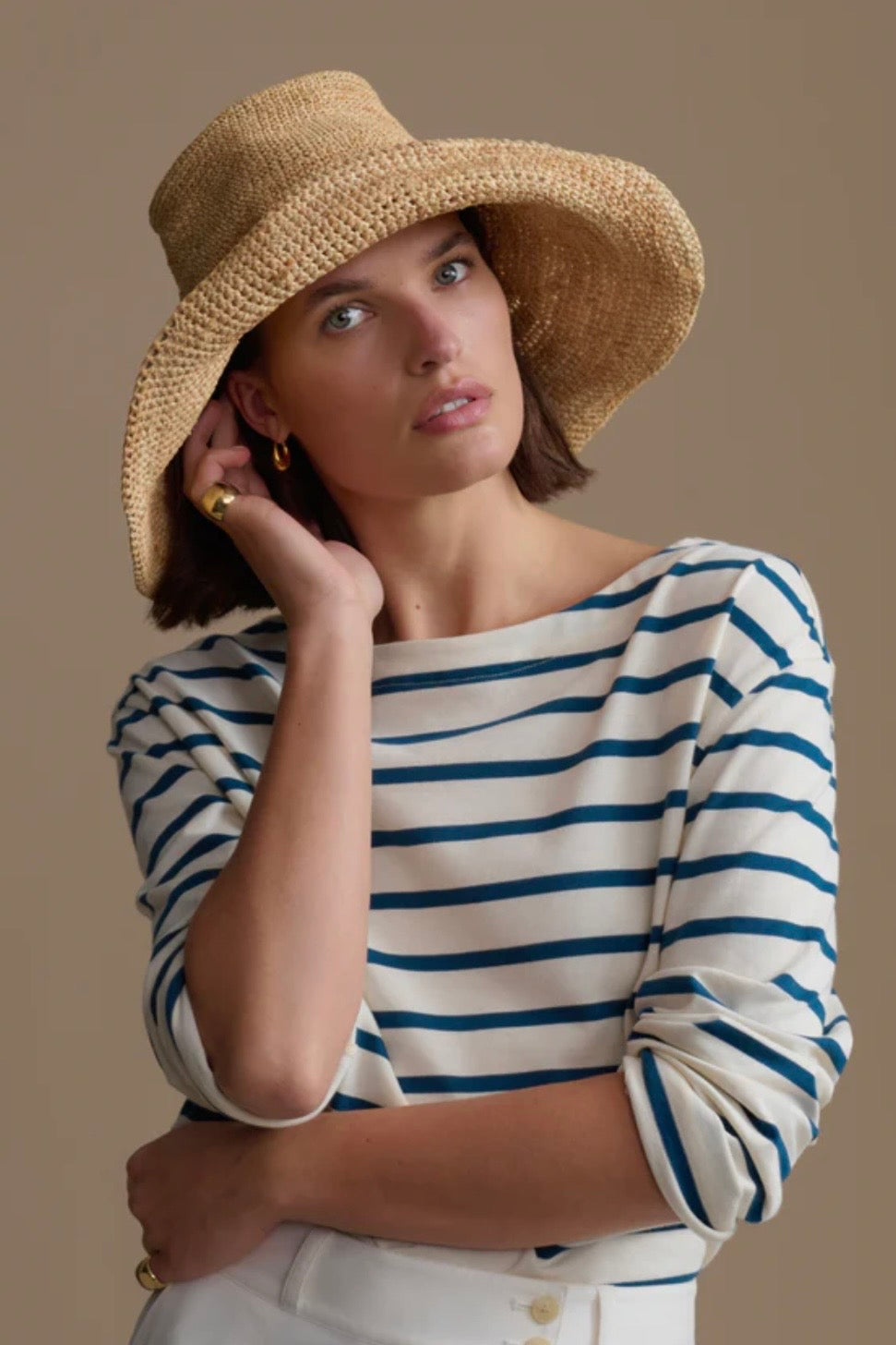 CROCHET RAFFIA SUN HAT