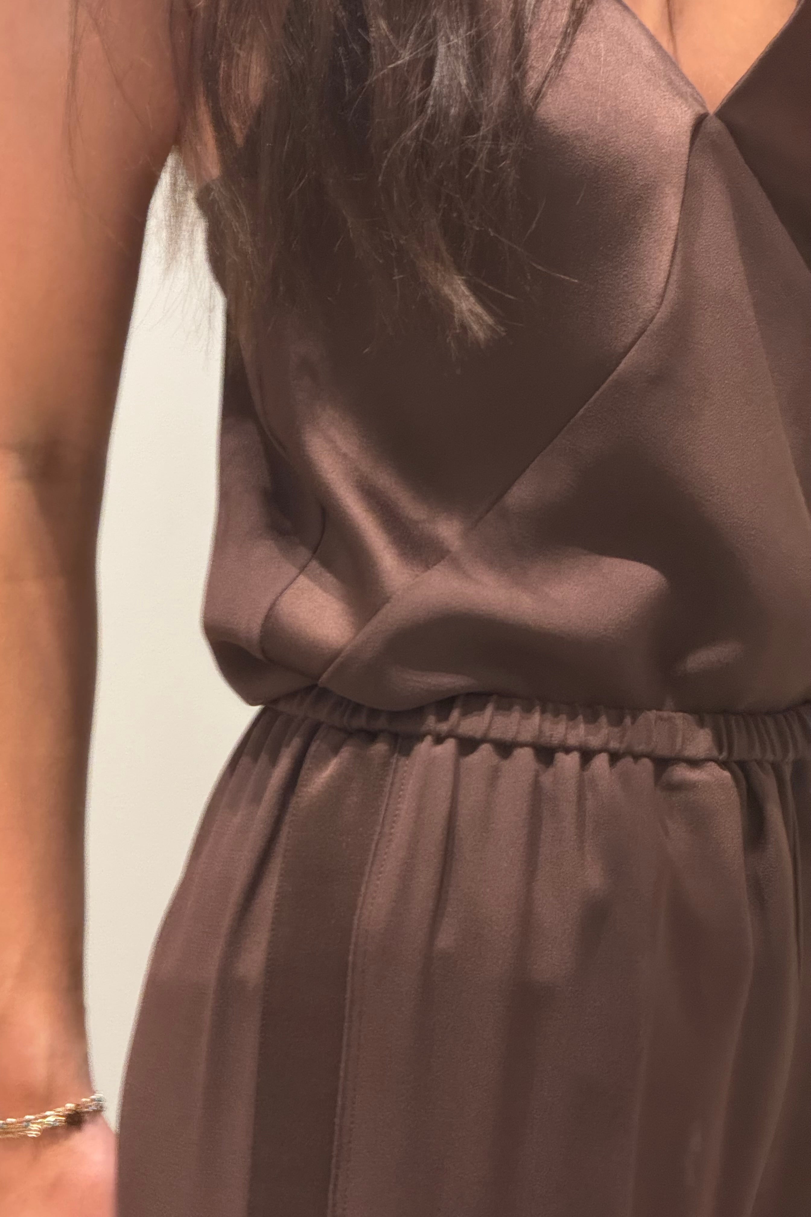 ENVERS SATIN SLIP TOP