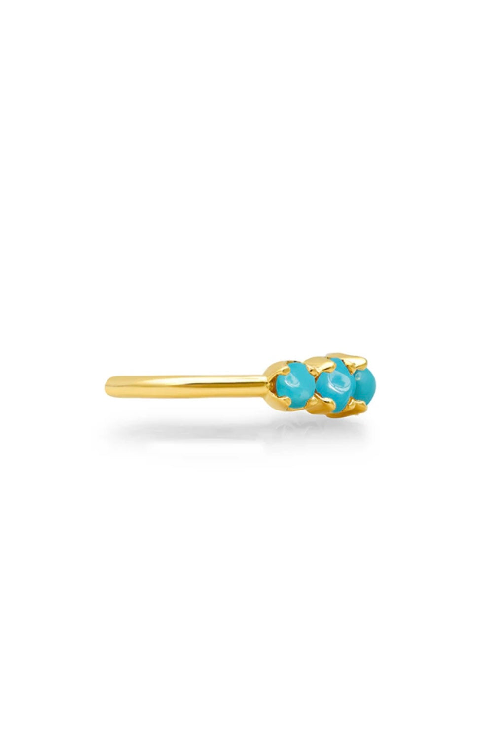LARGE GRADUATED TURQUOISE RING