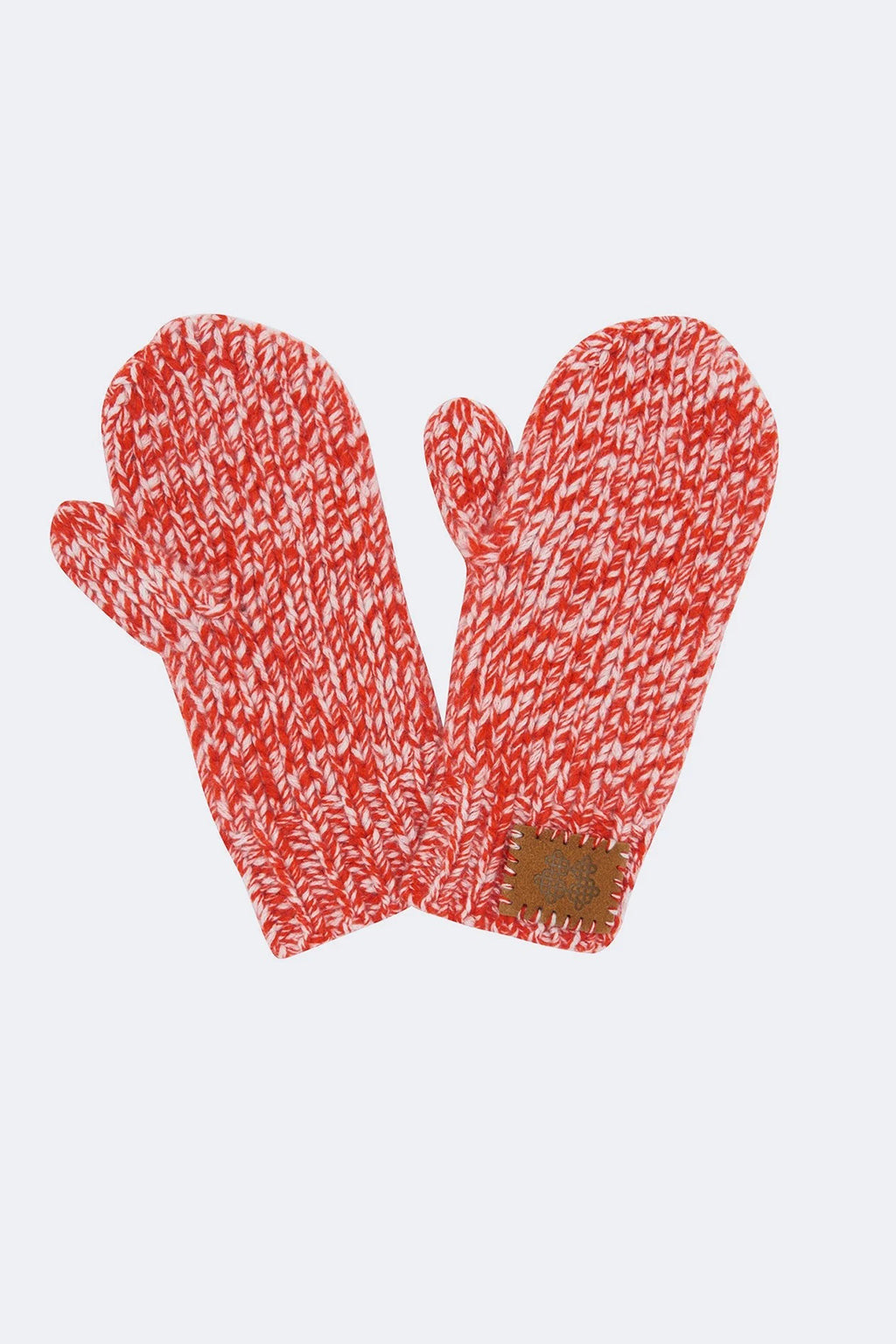 TWEED CASHMERE MITTENS