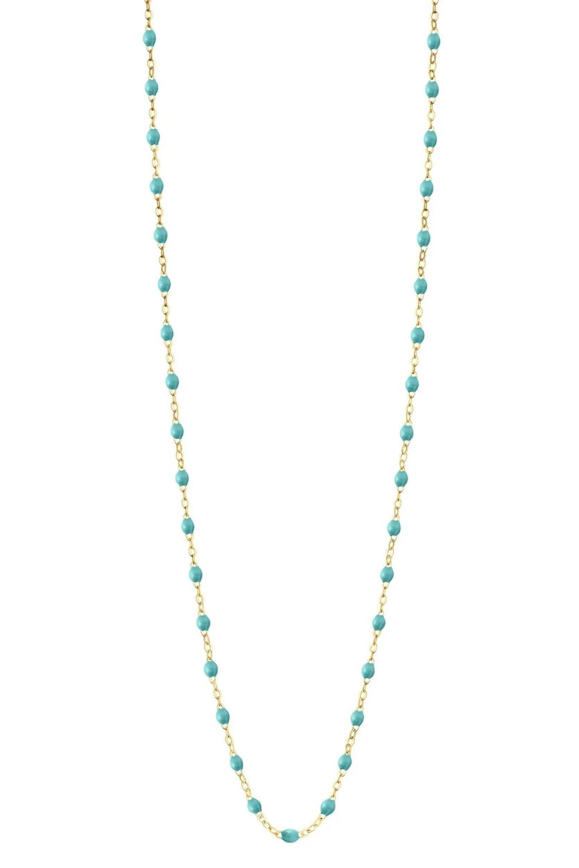 CLASSIC GIGI 34" SAUTOIR IN TURQUOISE GREEN