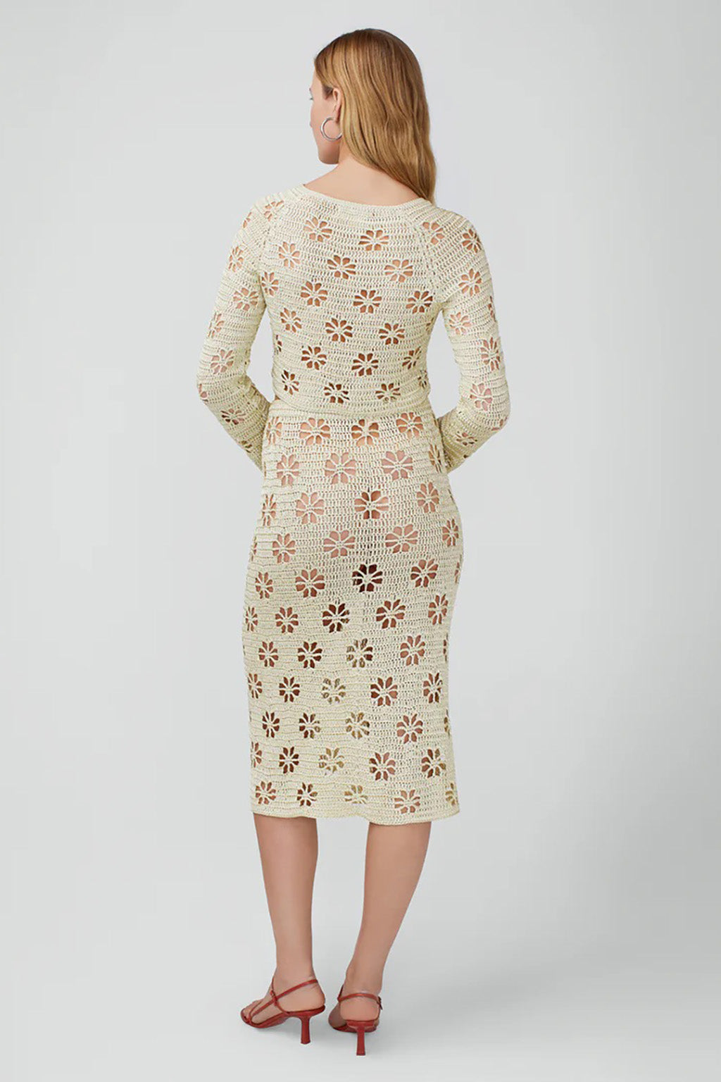 FLOWER CROCHET CARDIGAN