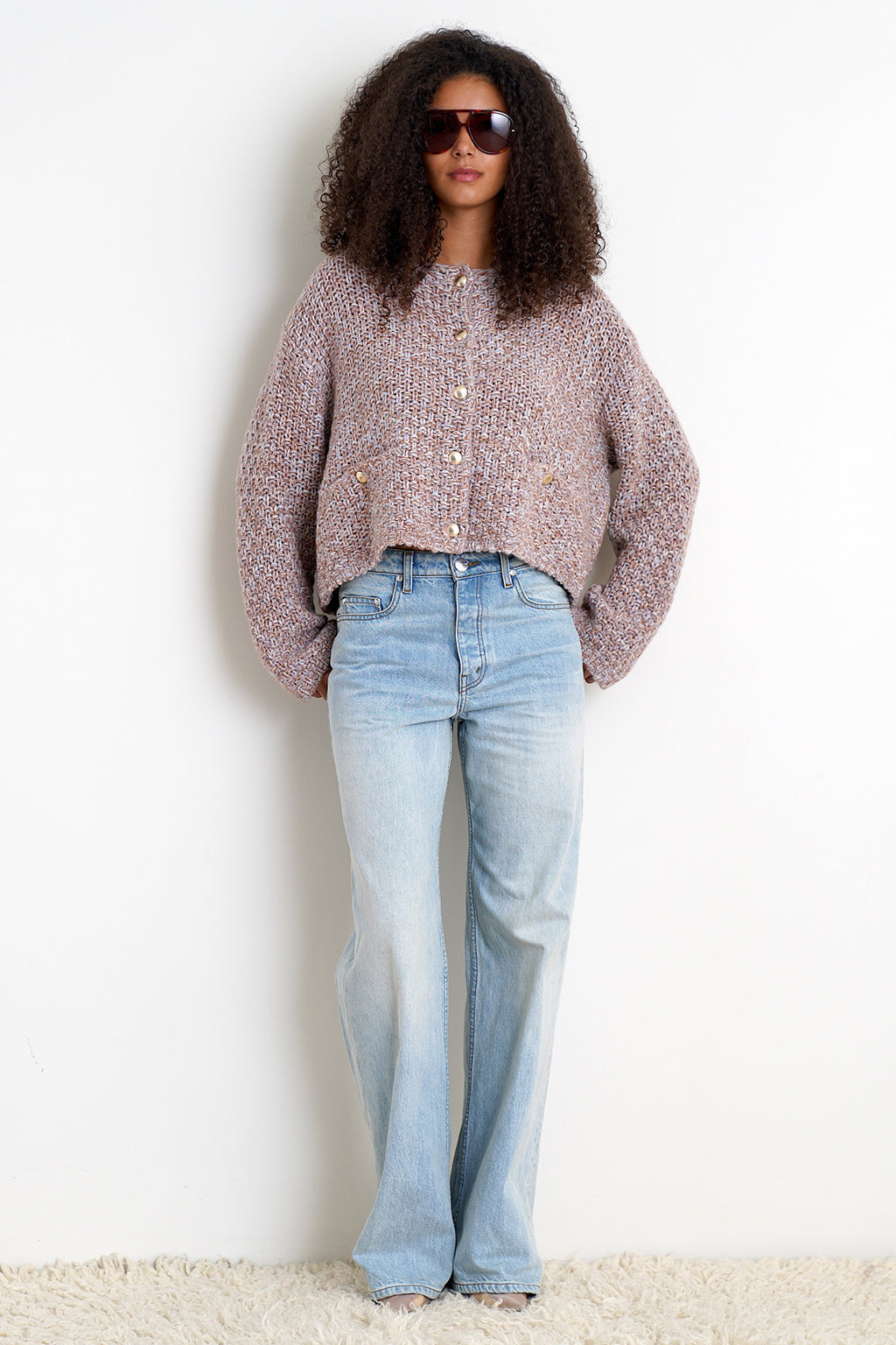 CHARLENE CROPPED CASHMERE JACKET