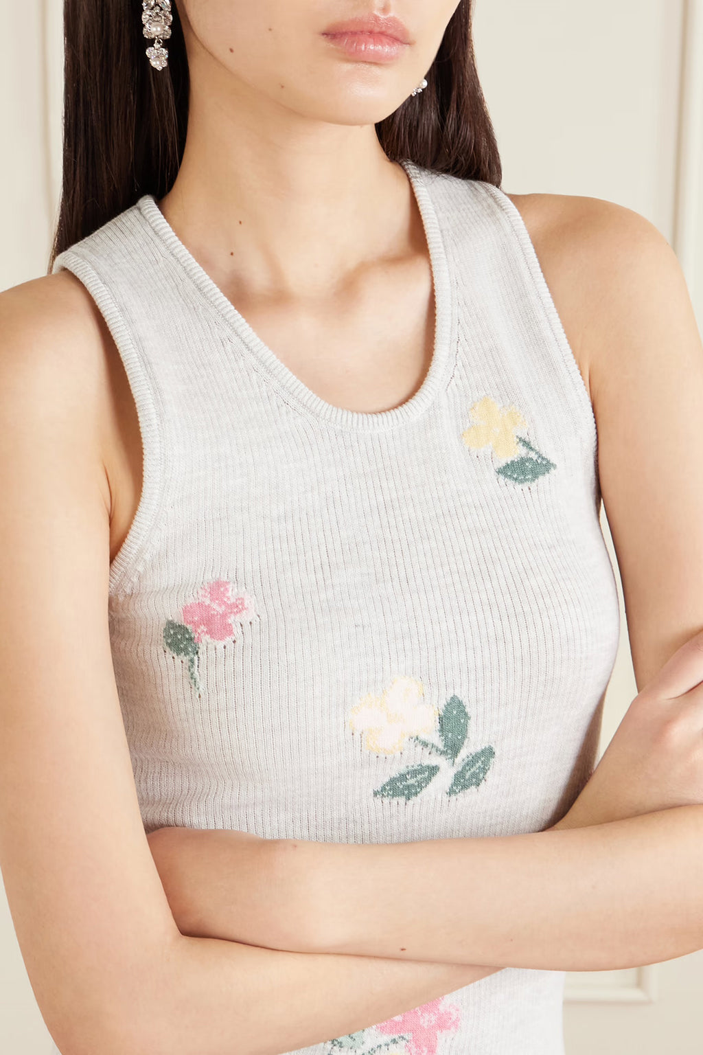CLEMENTINE RIBBED TANK TOP