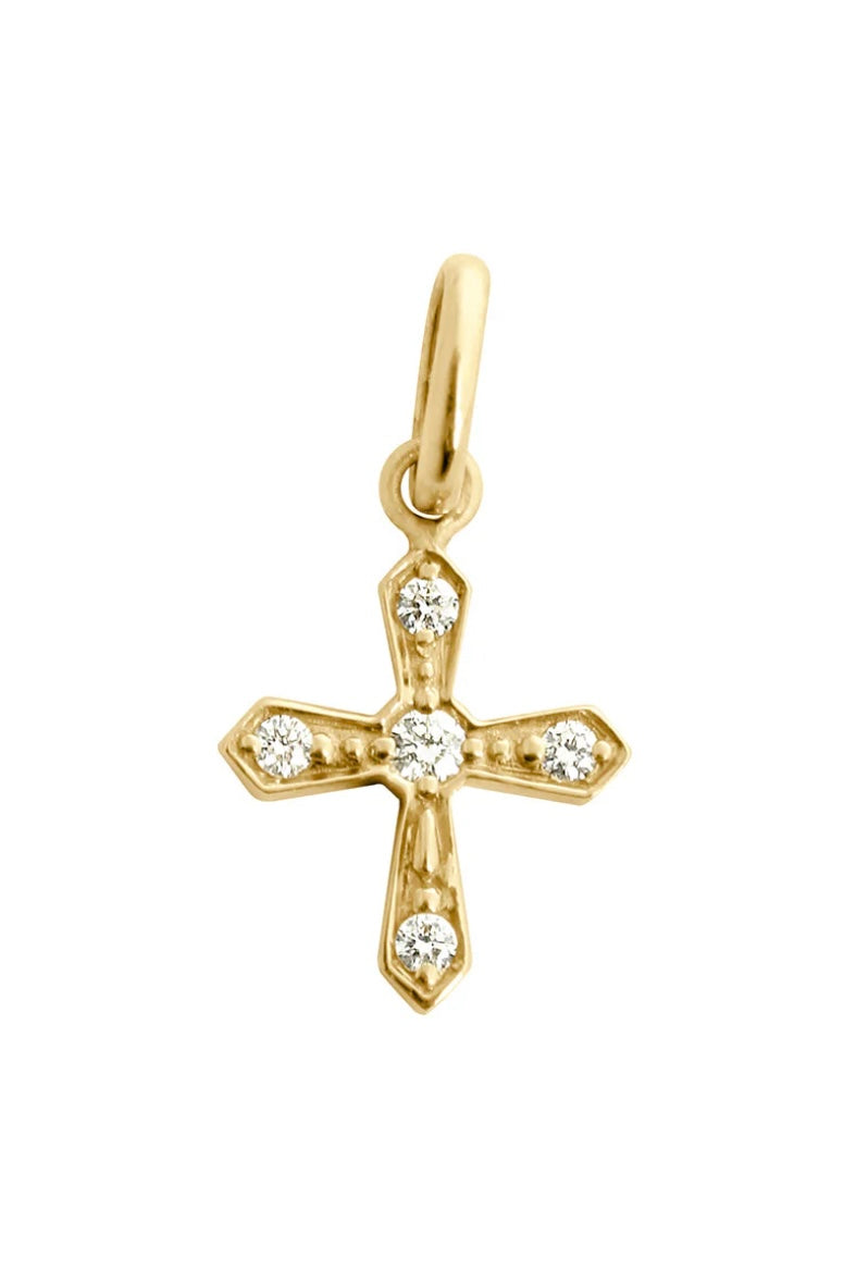 VINTAGE CROSS DIAMOND PENDANT
