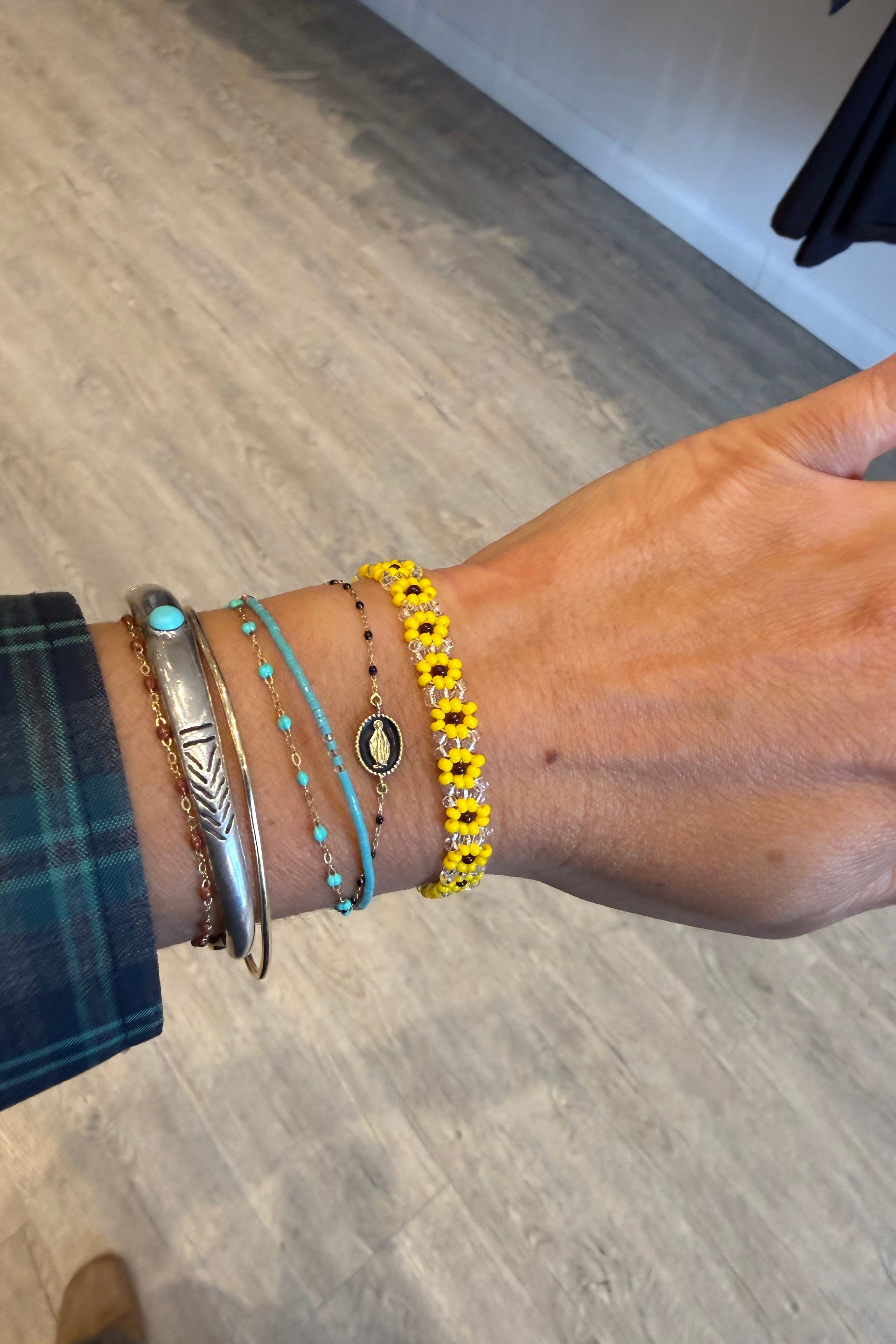 BRACELET MARGUERITE PERLÉE