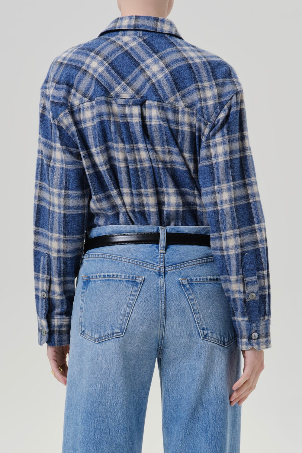 VINTAGE LONG BUTTON UP SHIRT
