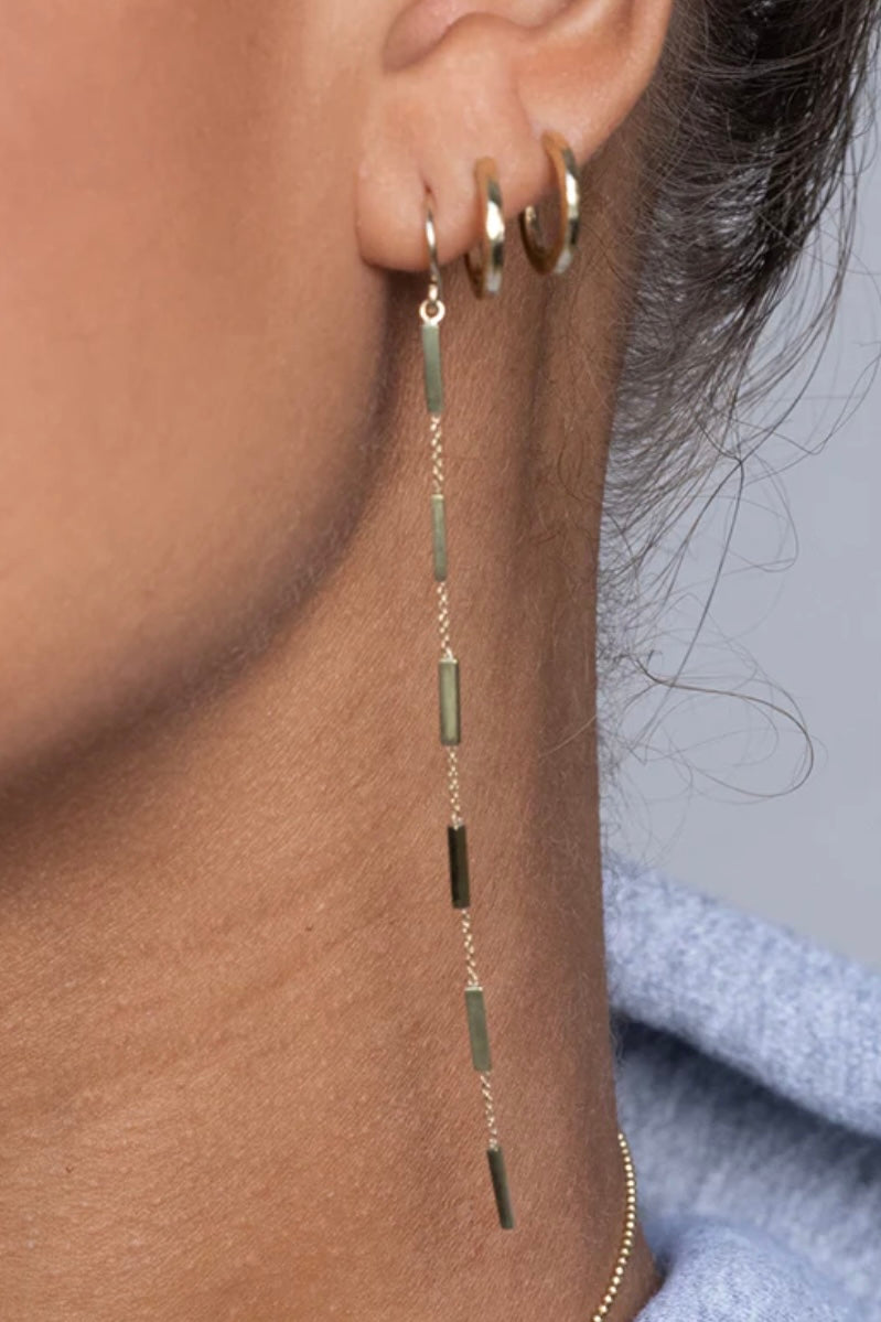 BOUCLES D'OREILLES 6 BAR PAR POUCE