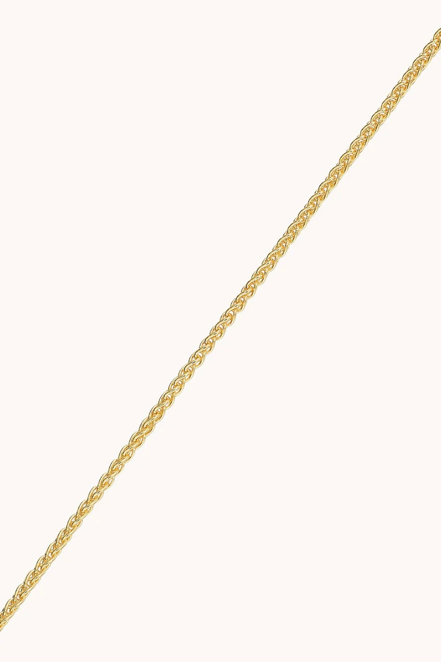 16" 14K YG SMALL WHEAT